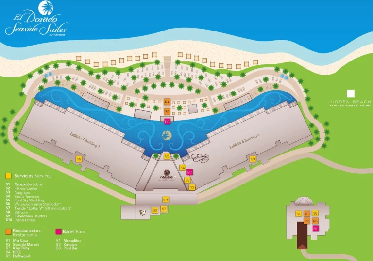 2025 El Dorado Seaside Suites Map