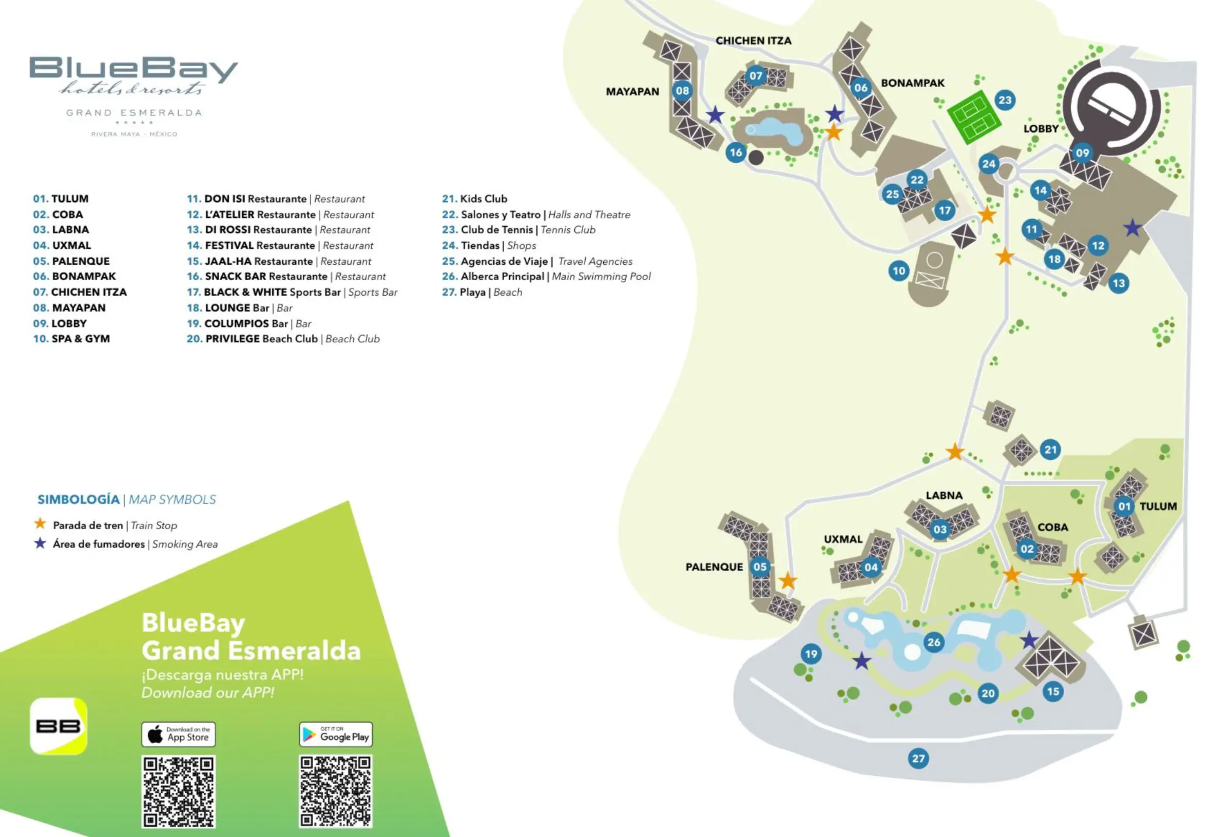 BlueBay Grand Esmeralda Map 2024