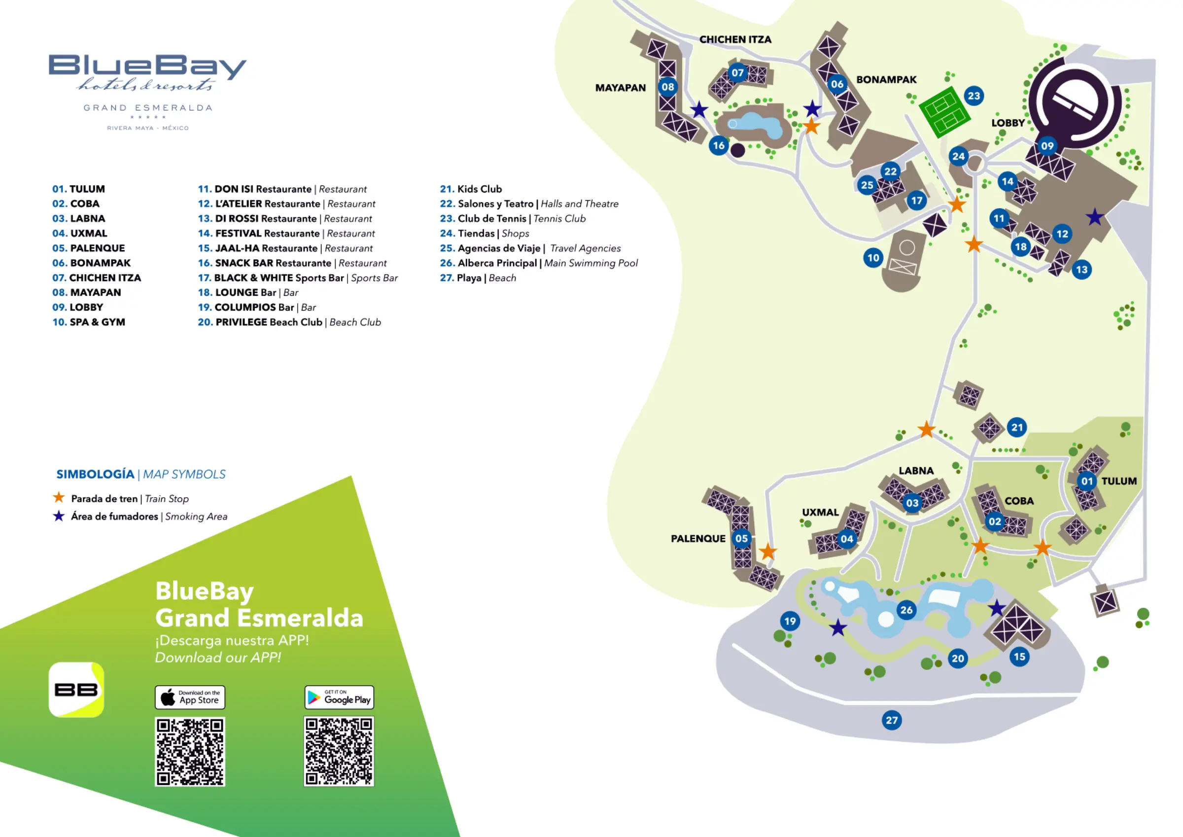 BlueBay Grand Esmeralda Map 2025
