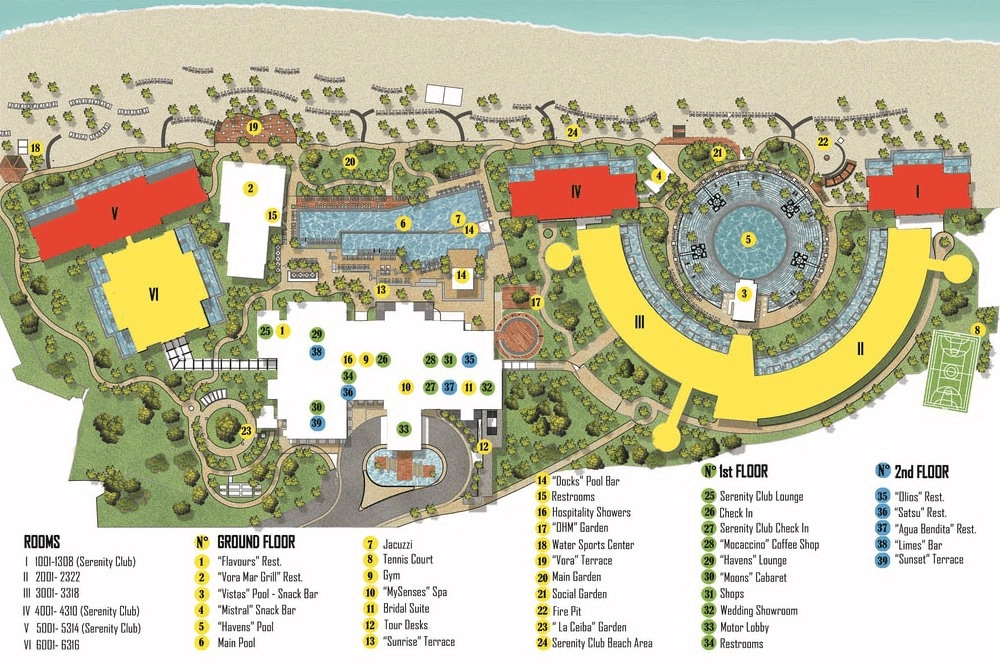 Haven Riviera CancuÌn Map 2020