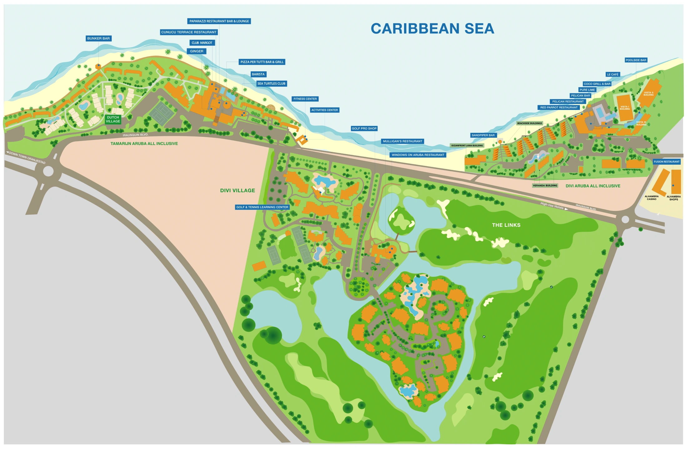 2025 Divi Aruba All Inclusive Resort Map + Printable PDF-1