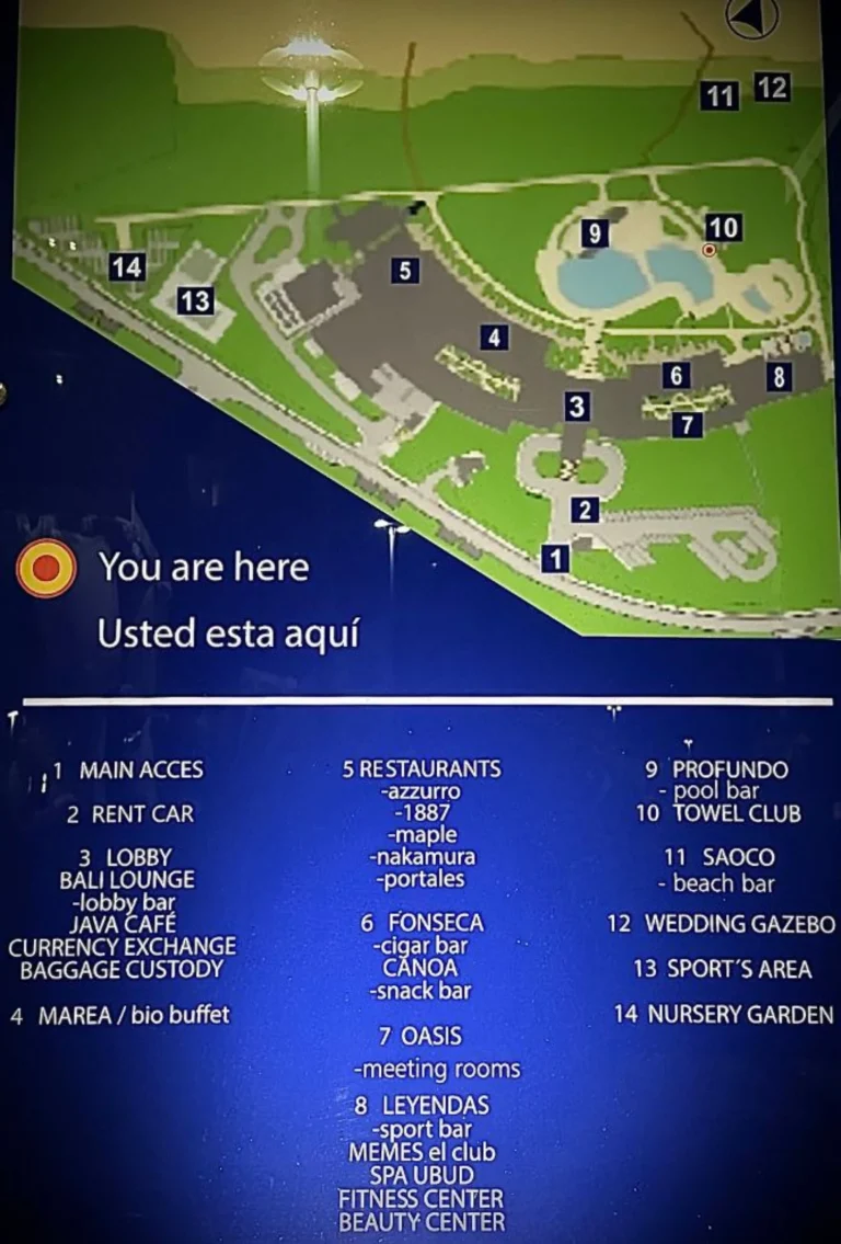 2025 Grand Aston Varadero Beach Resort Map + Printable PDF (Official 2024 Edition)