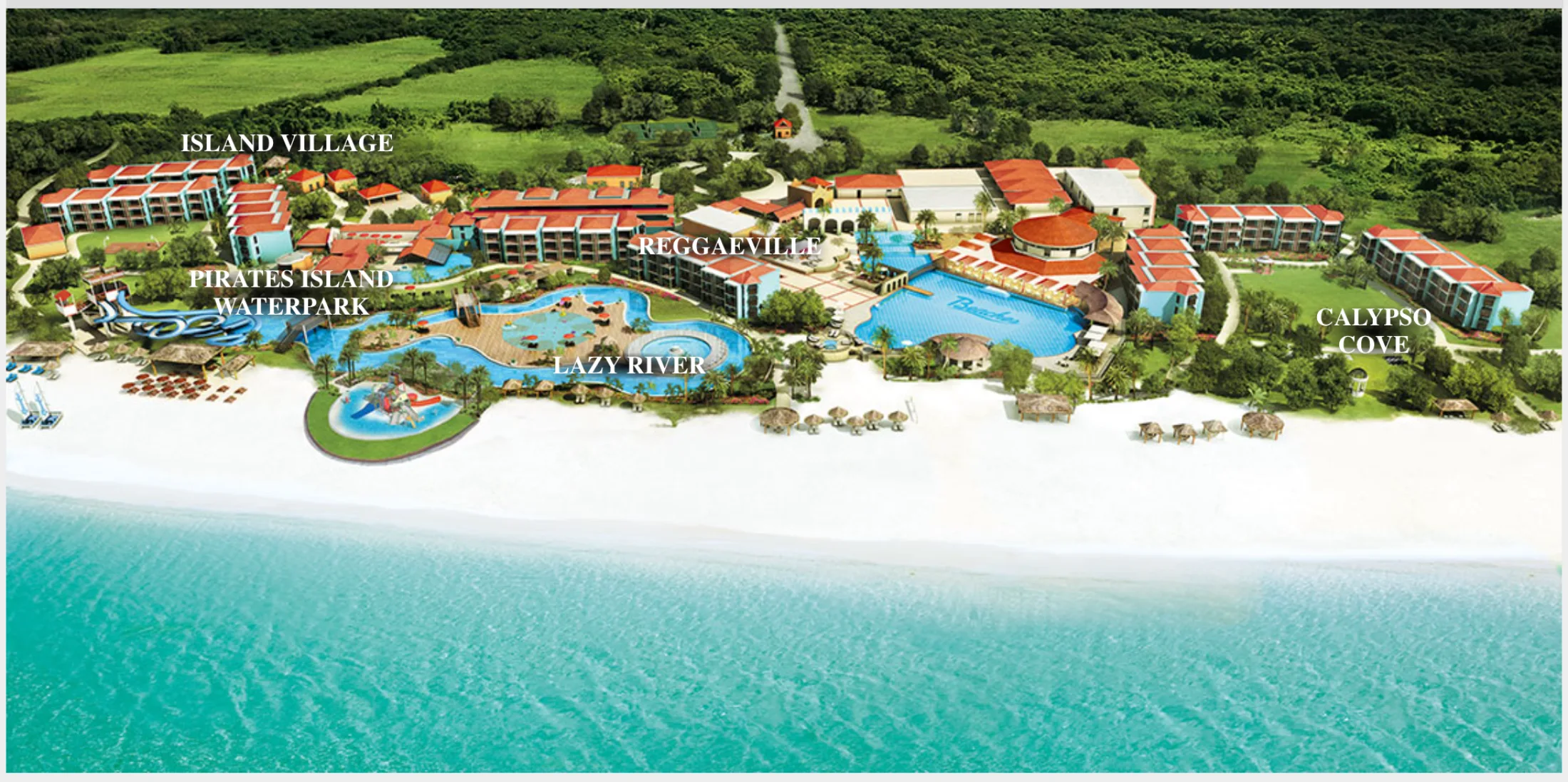 Beaches Negril Map 2021-2022