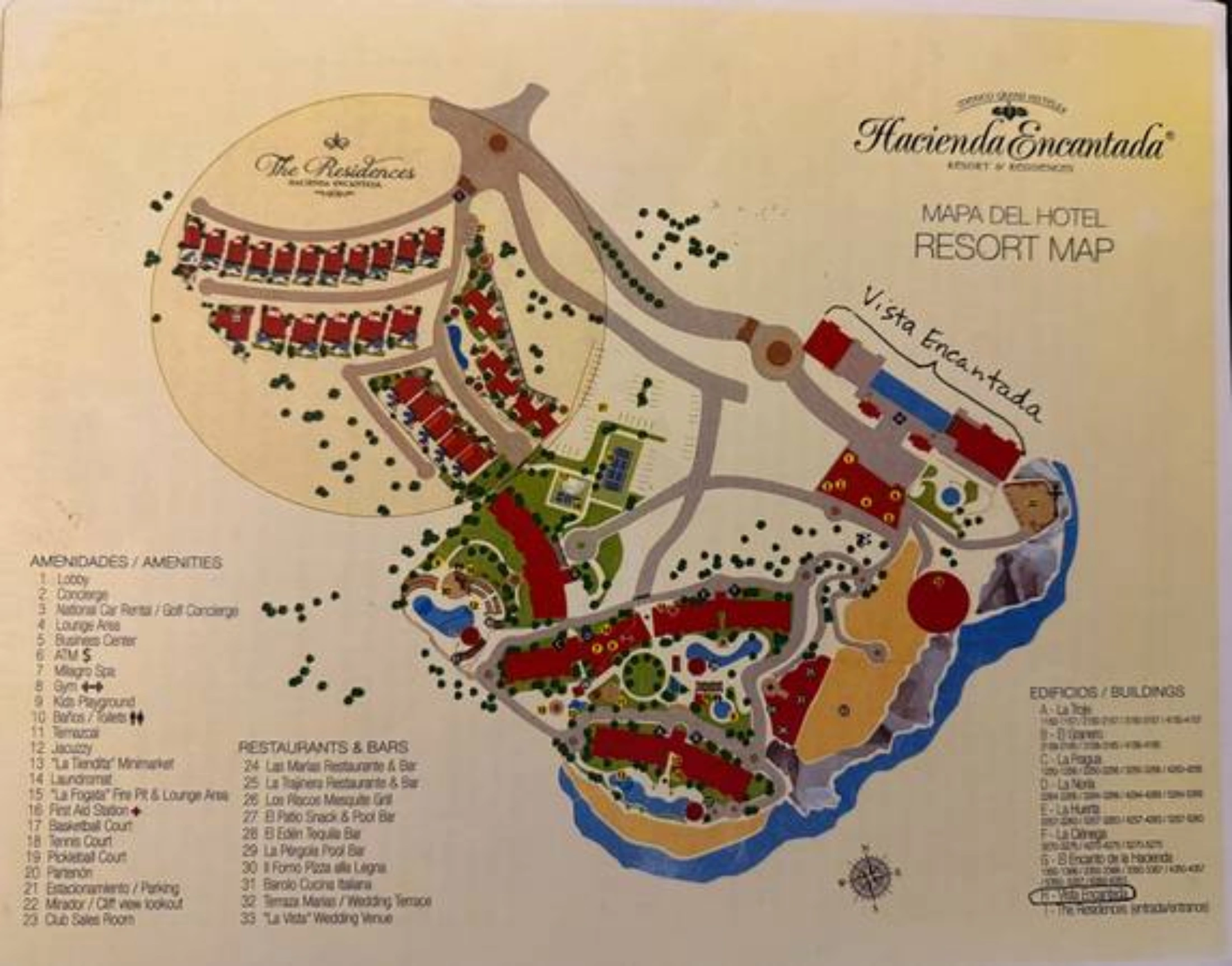 Hacienda Encantada Resort Map 2019