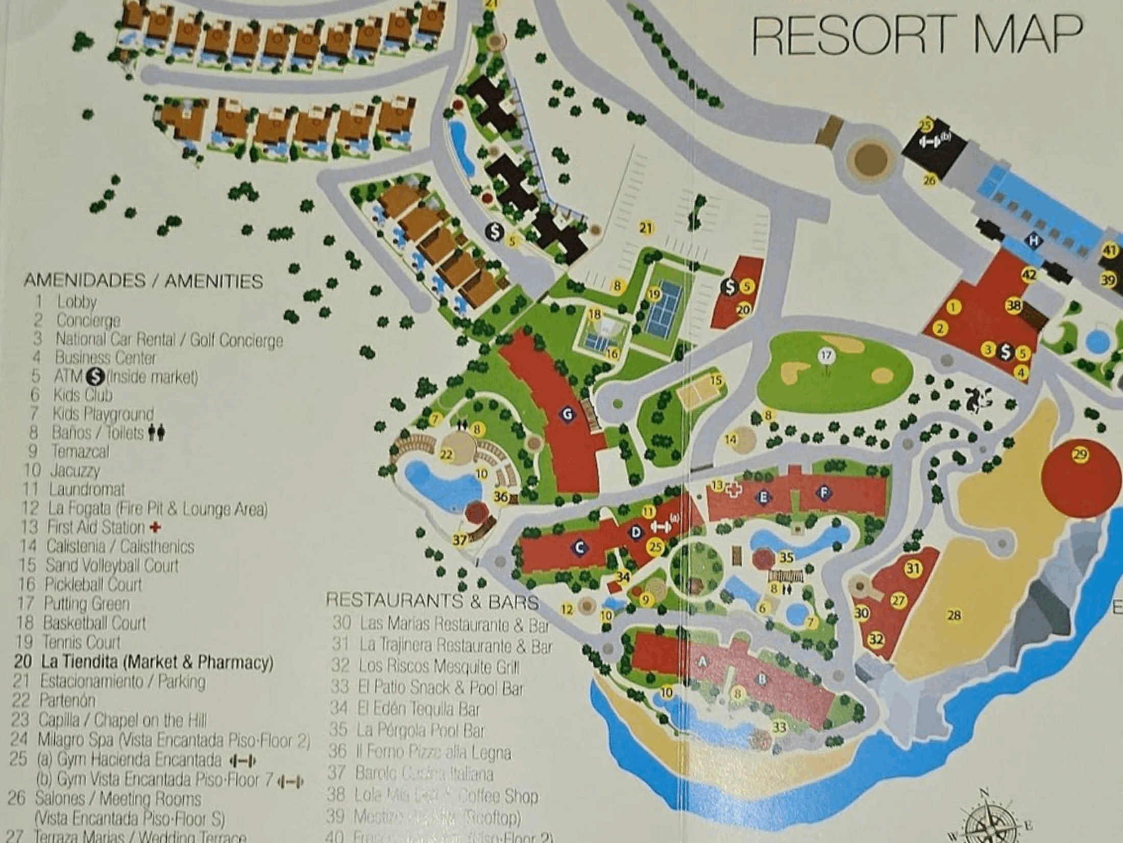 Hacienda Encantada Resort Map 2022