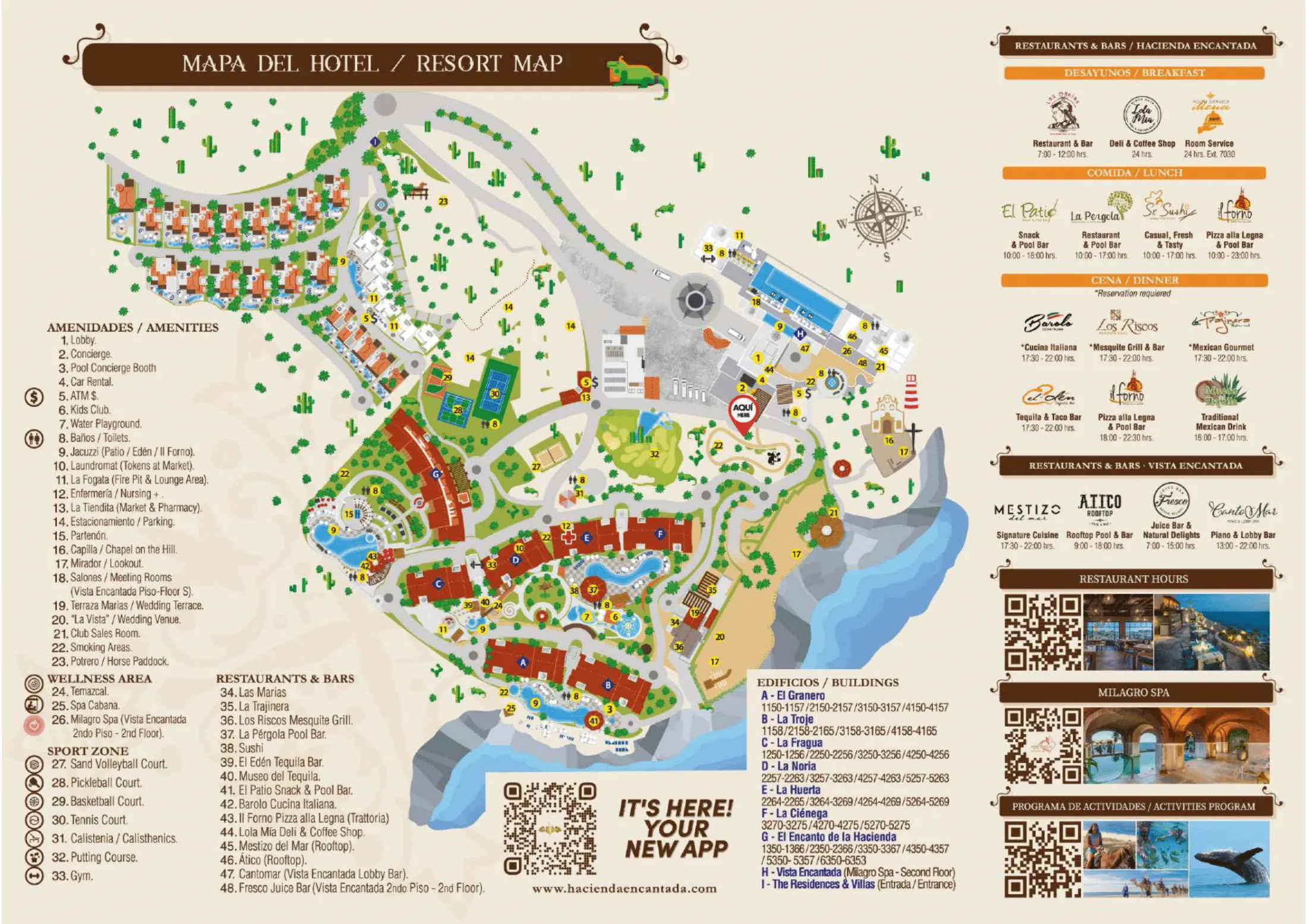 Hacienda Encantada Resort Map 2025