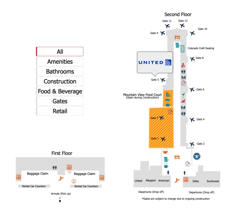 Colorado Springs Municipal Airport Map 2026