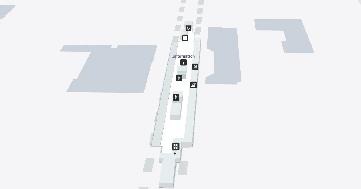 JFK Airport Federal Circle Station - Rental Cars Level 2 Map 2024