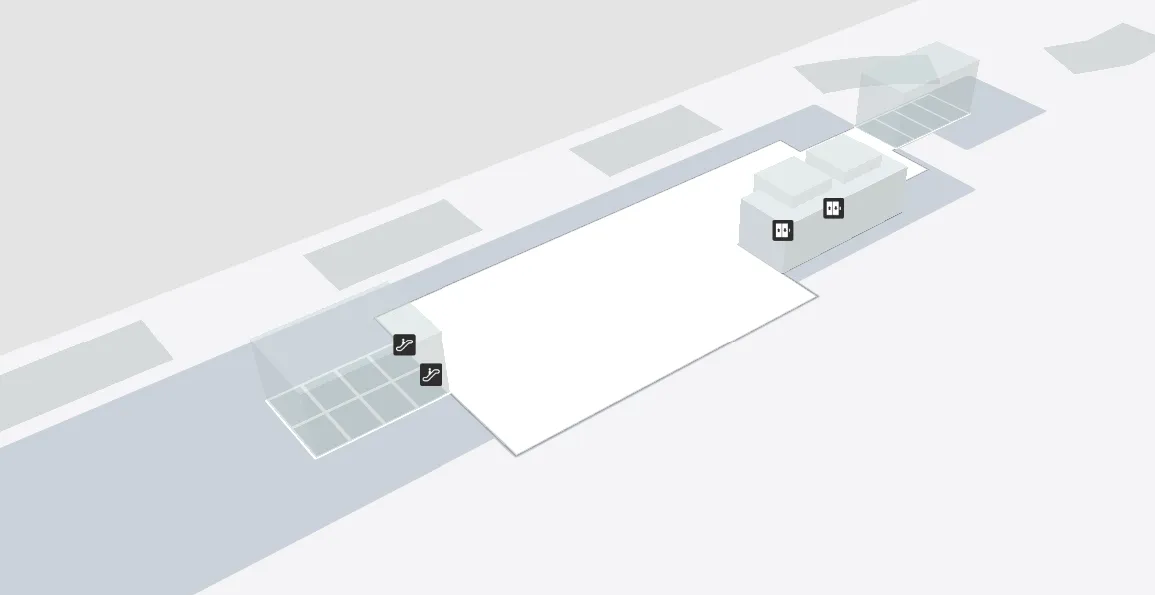 JFK Airport Howard Beach Station - Howard AirTrain Lower Level Map 2024