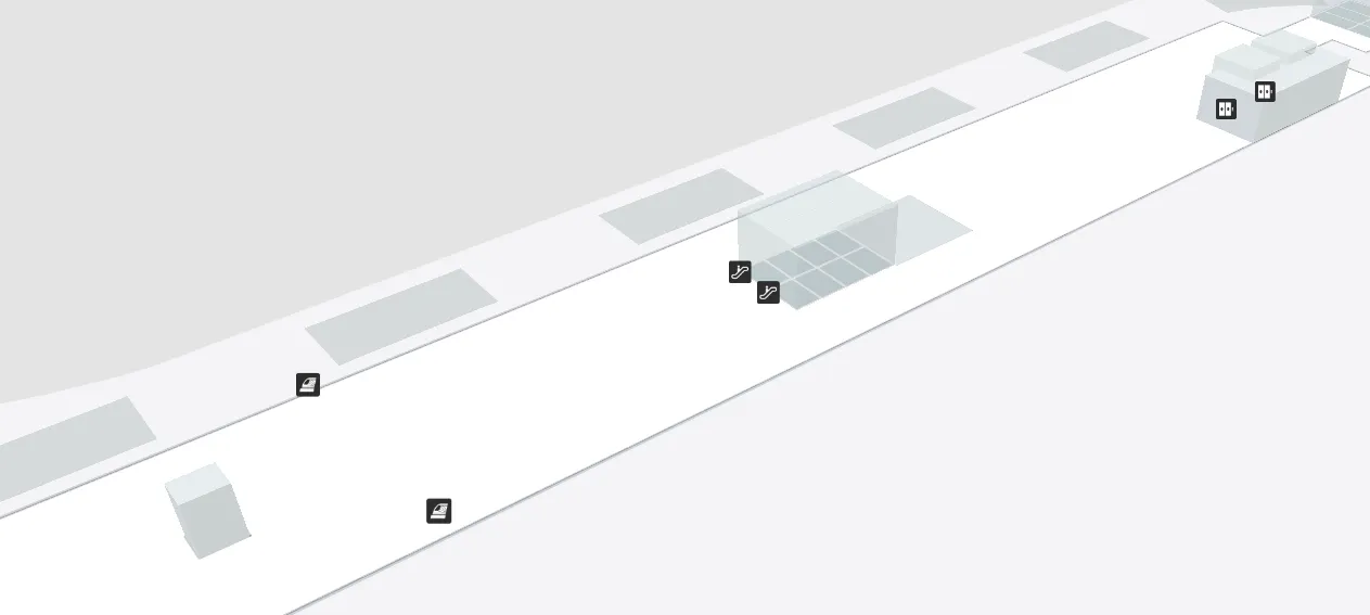 JFK Airport Howard Beach Station - Howard AirTrain Platform Map 2024