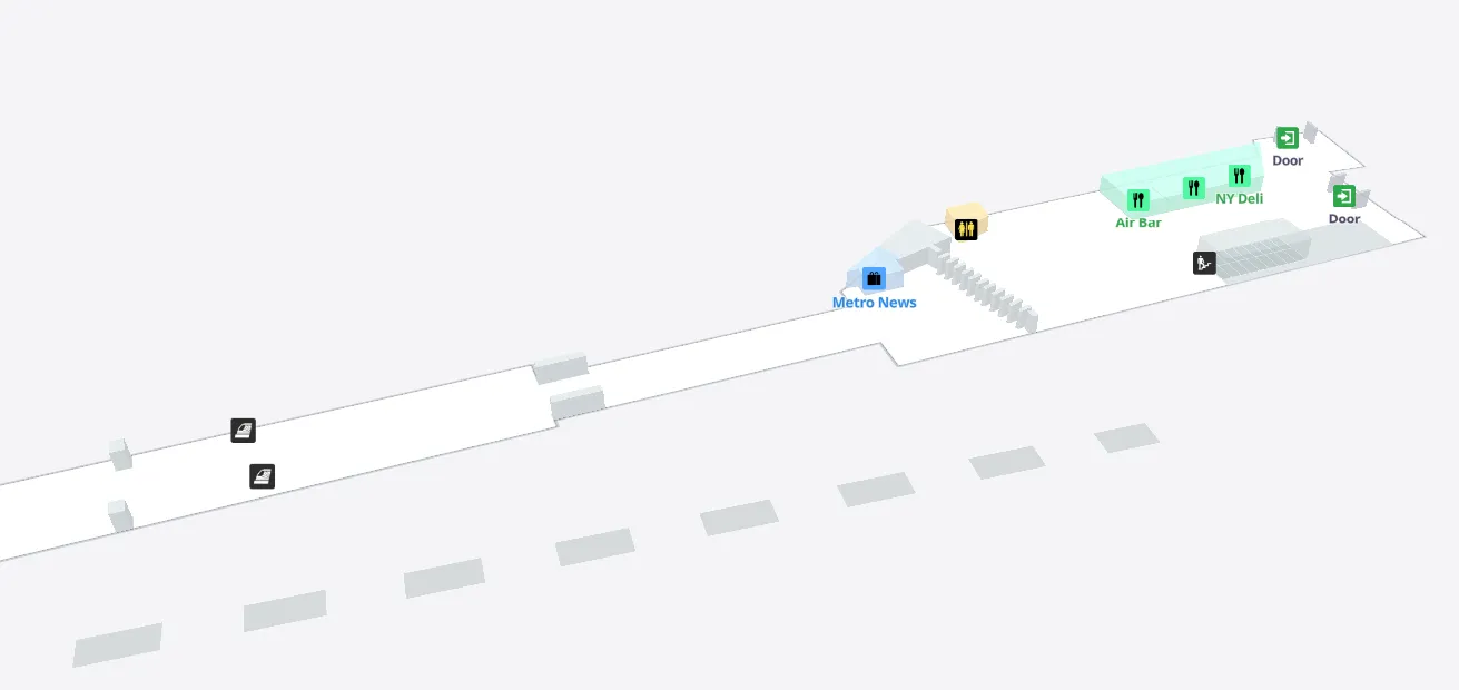 JFK Airport Jamaica Station - Jamaica AirTrain Platform Map 2024