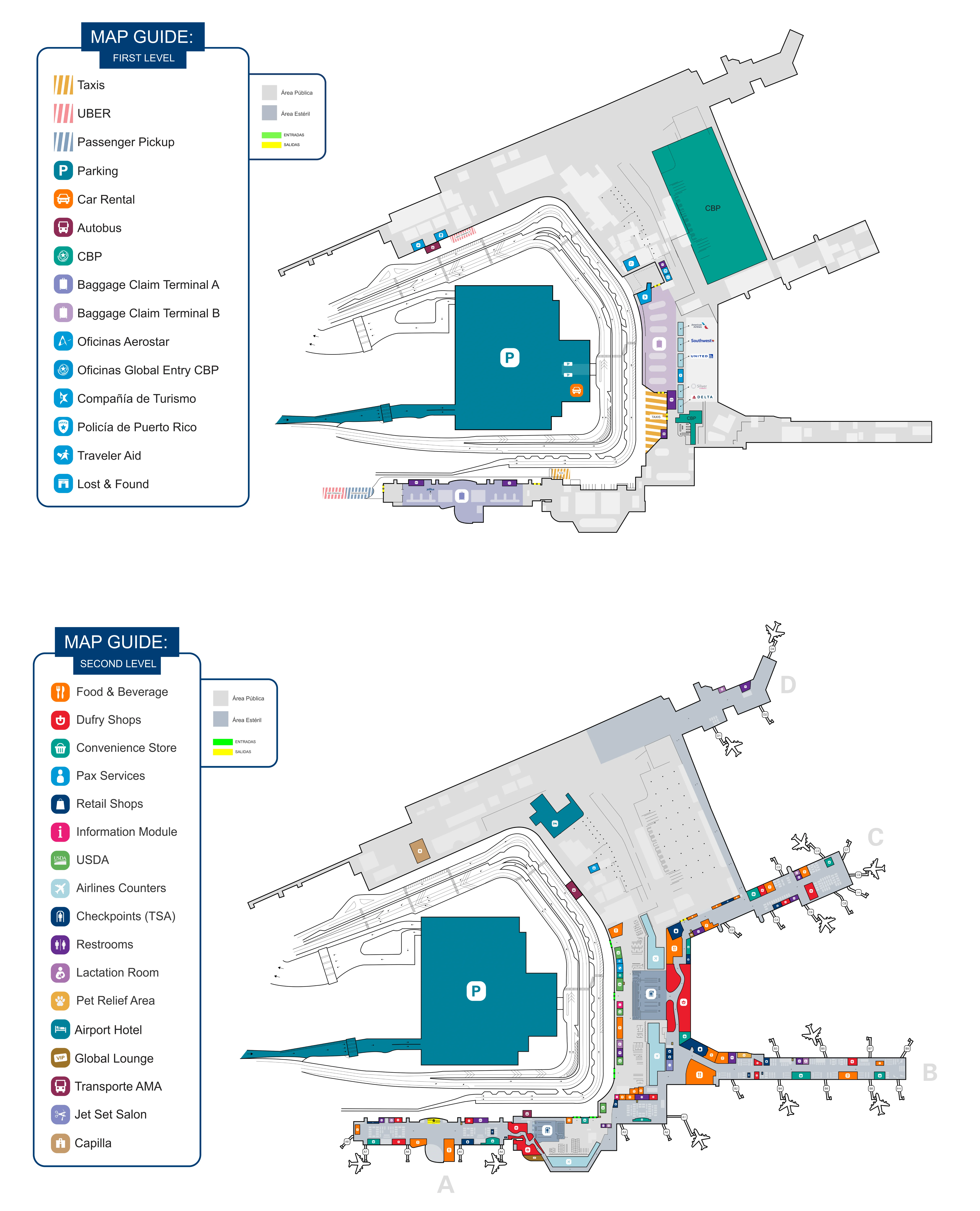 Luis Munoz Marin International Airport Map 2025