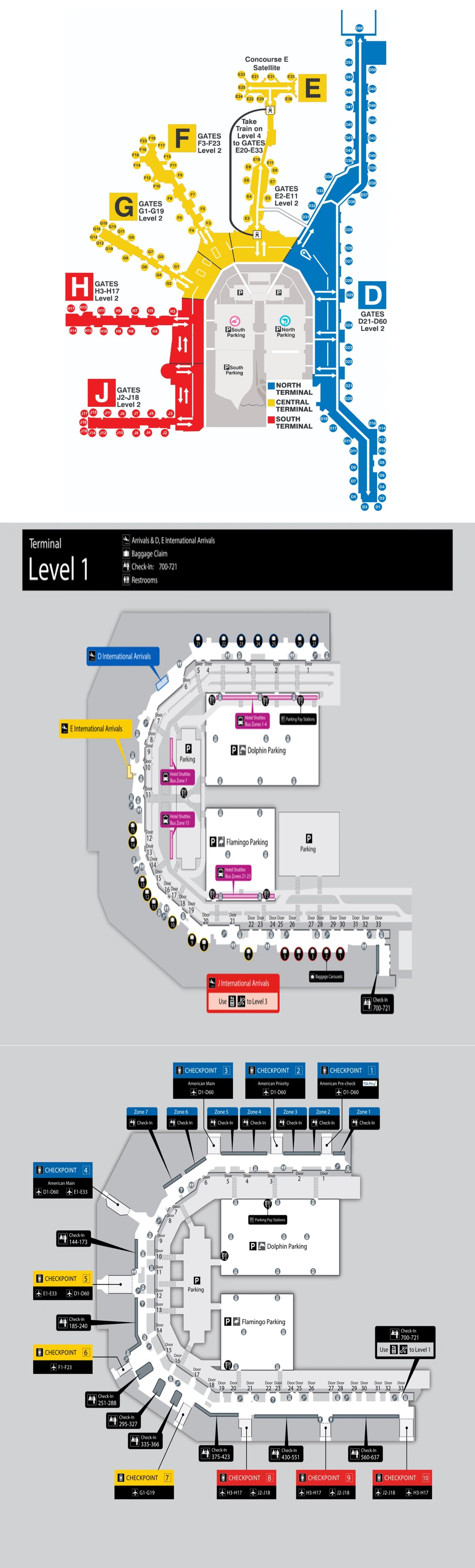 Miami International Airport Map 2025