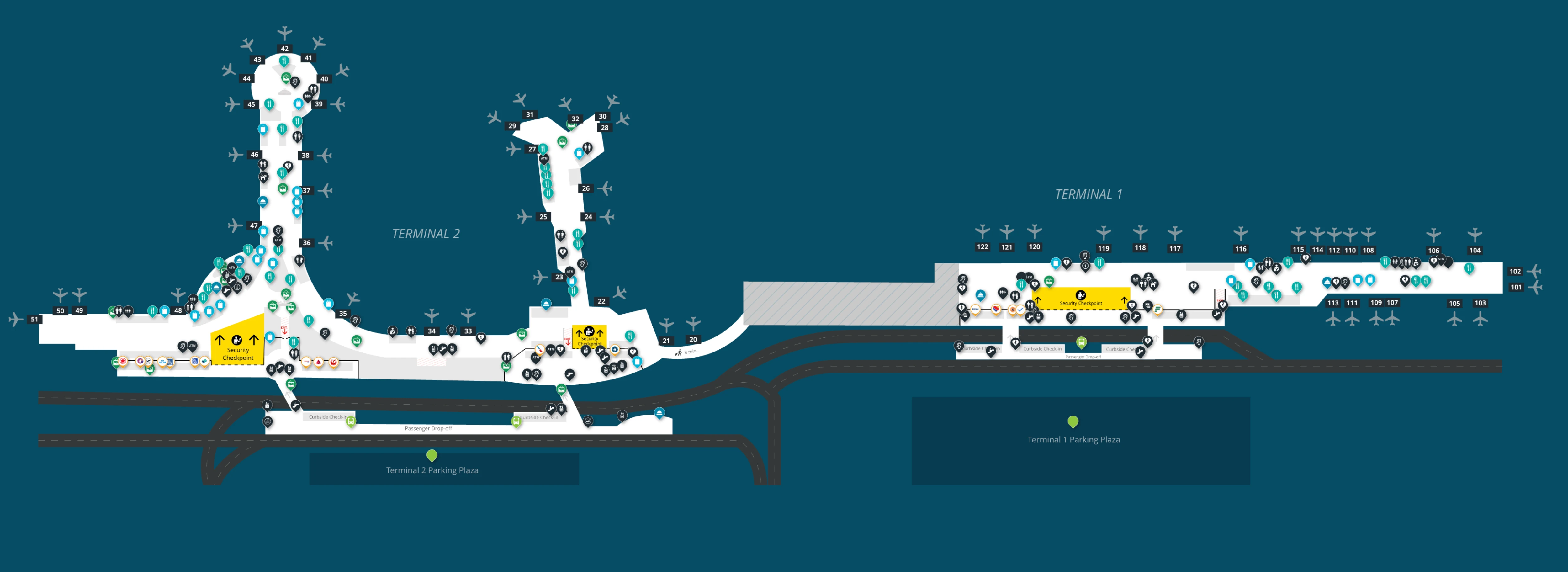 San Diego International Airport Map 2025