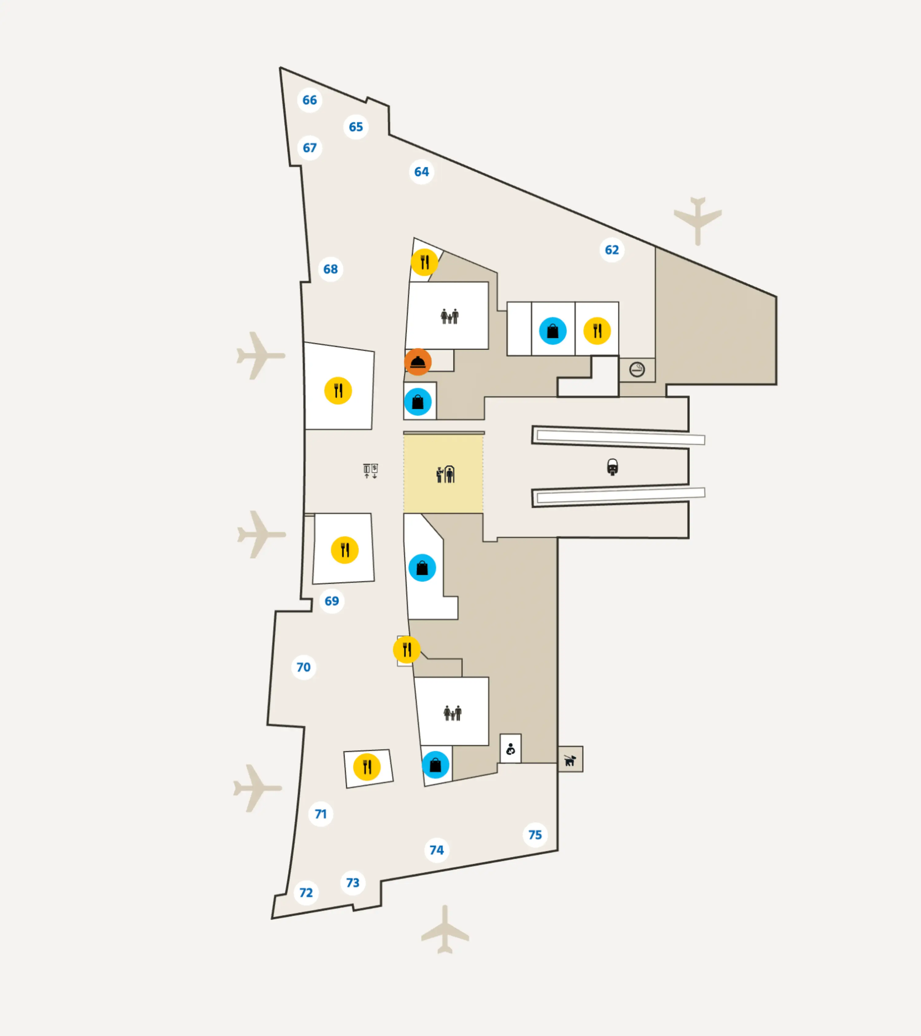 Tampa International Airport Airside E Map 2025