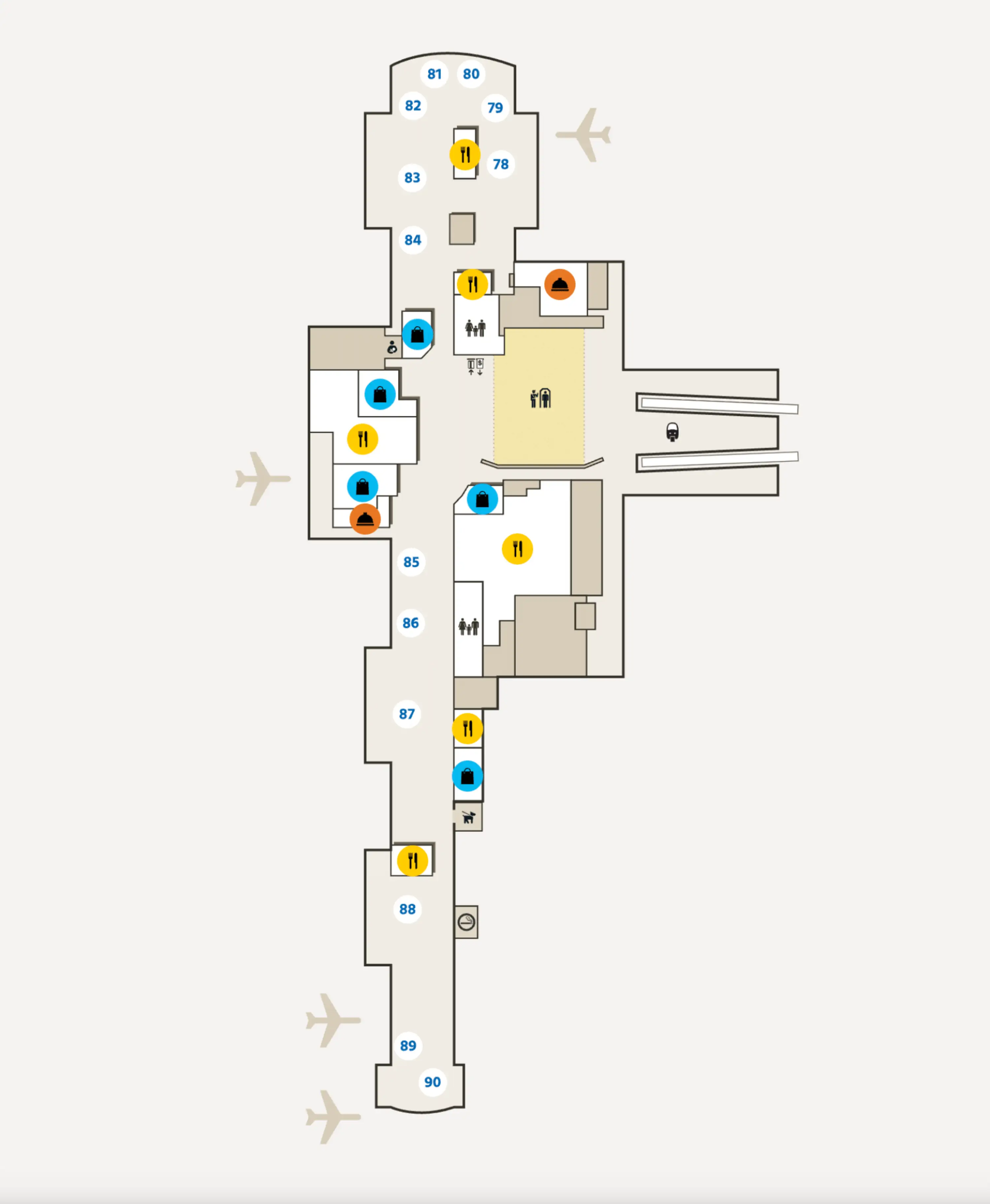 Tampa International Airport Airside F Map 2025