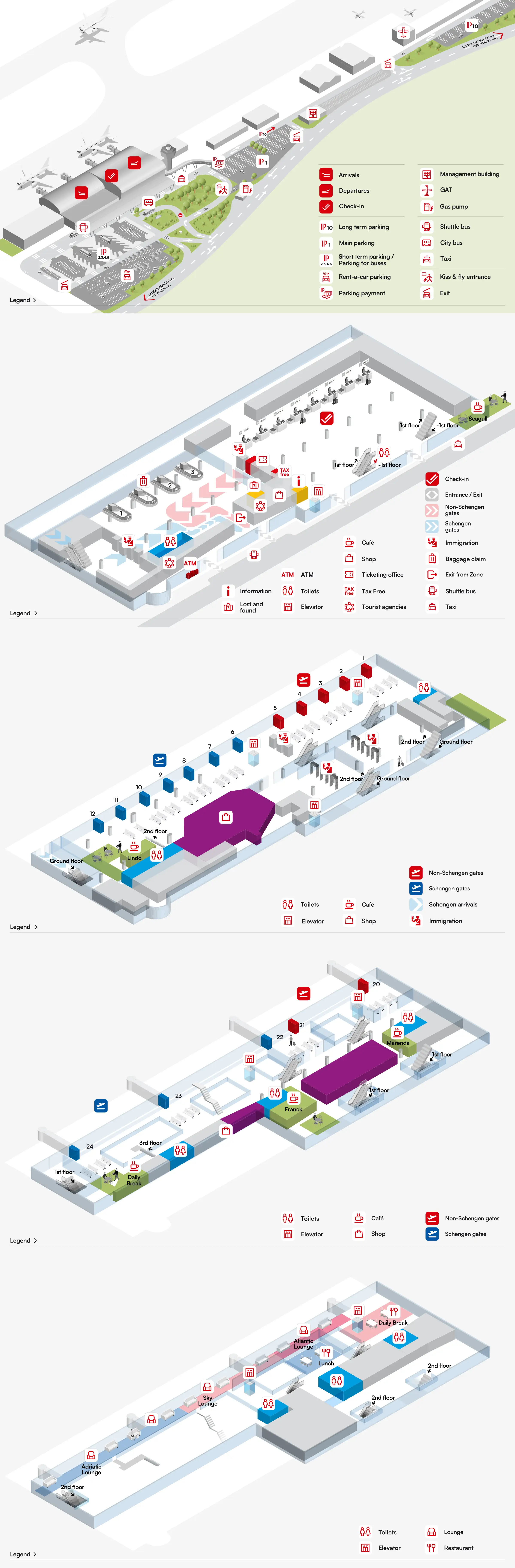 Dubrovnik Ruđer Bošković Airport Map 2026