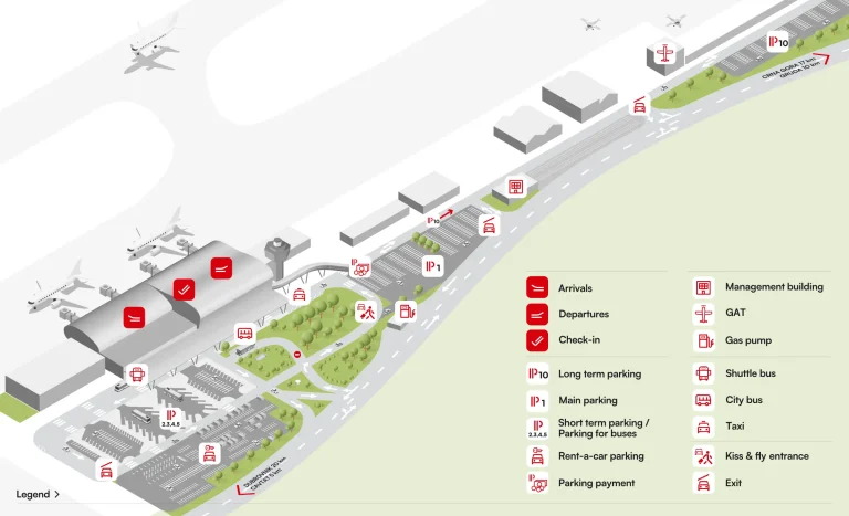 Dubrovnik Ruđer Bošković Airport Overview Map 2026