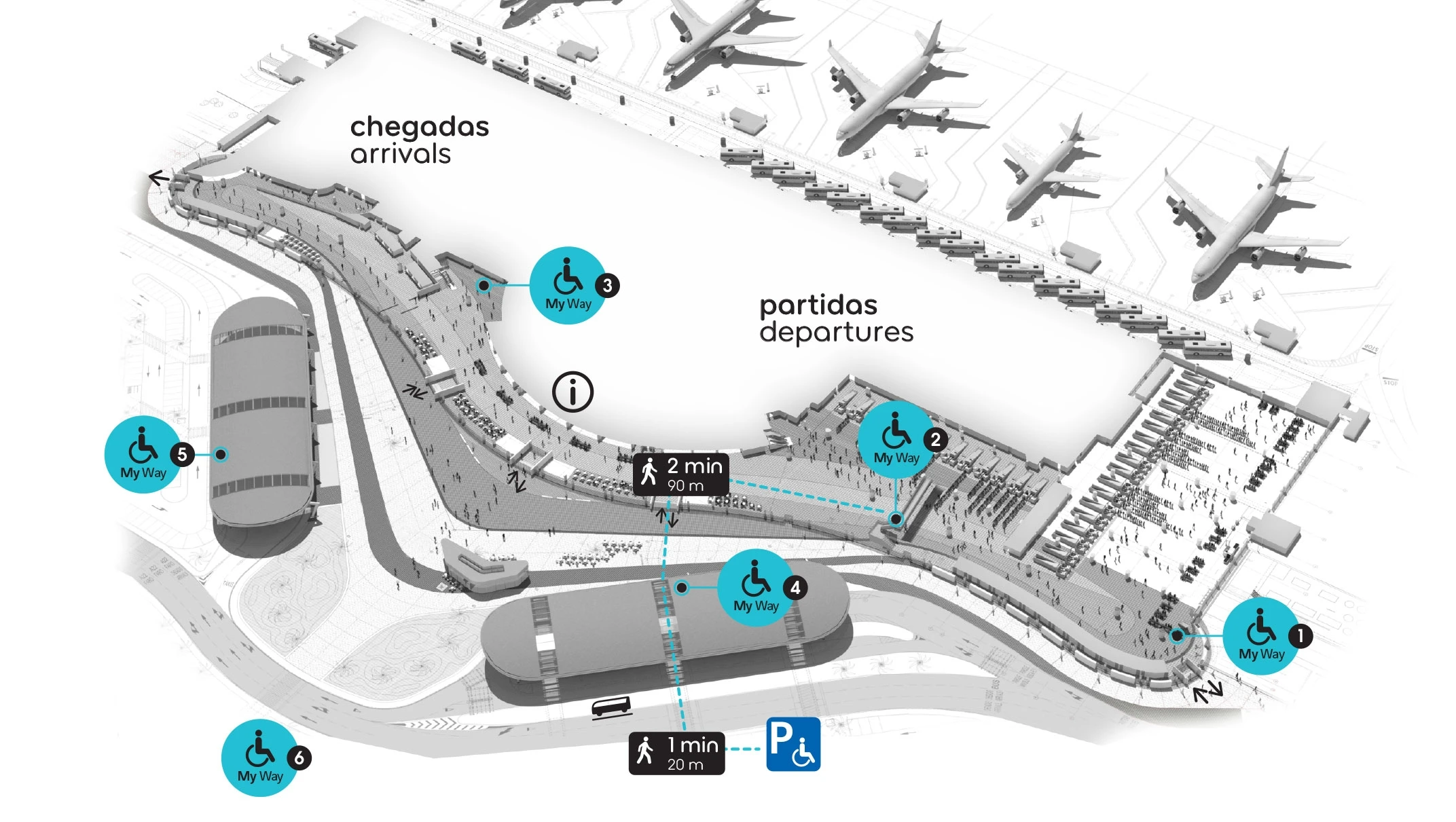 Faro Airport Map 2026