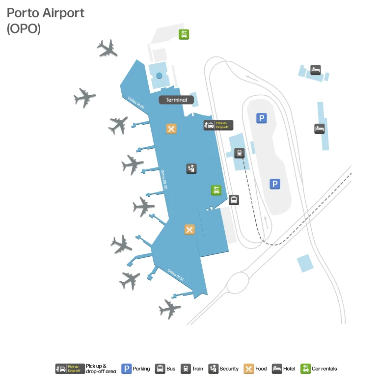 Francisco de Sá Carneiro Airport Map 2026