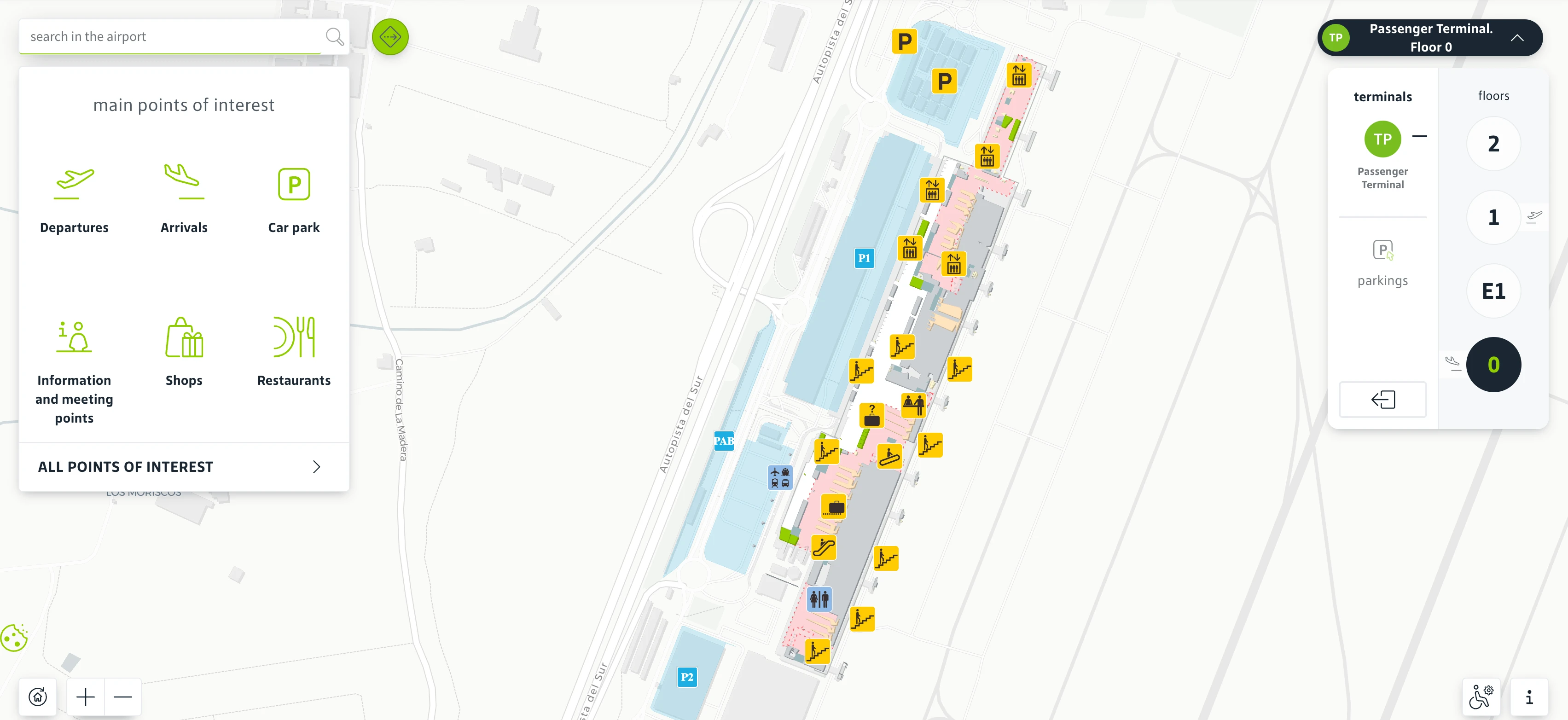 Gran Canaria Airport Level 0 Map 2026