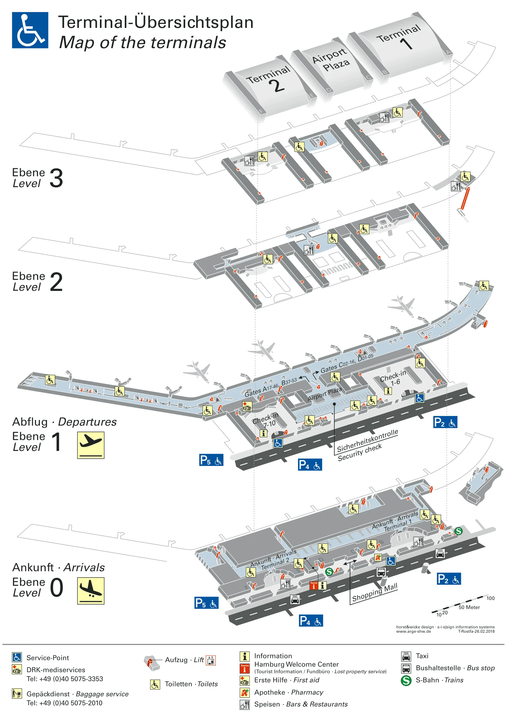 Hamburg Helmut Schmidt Airport Map 2026