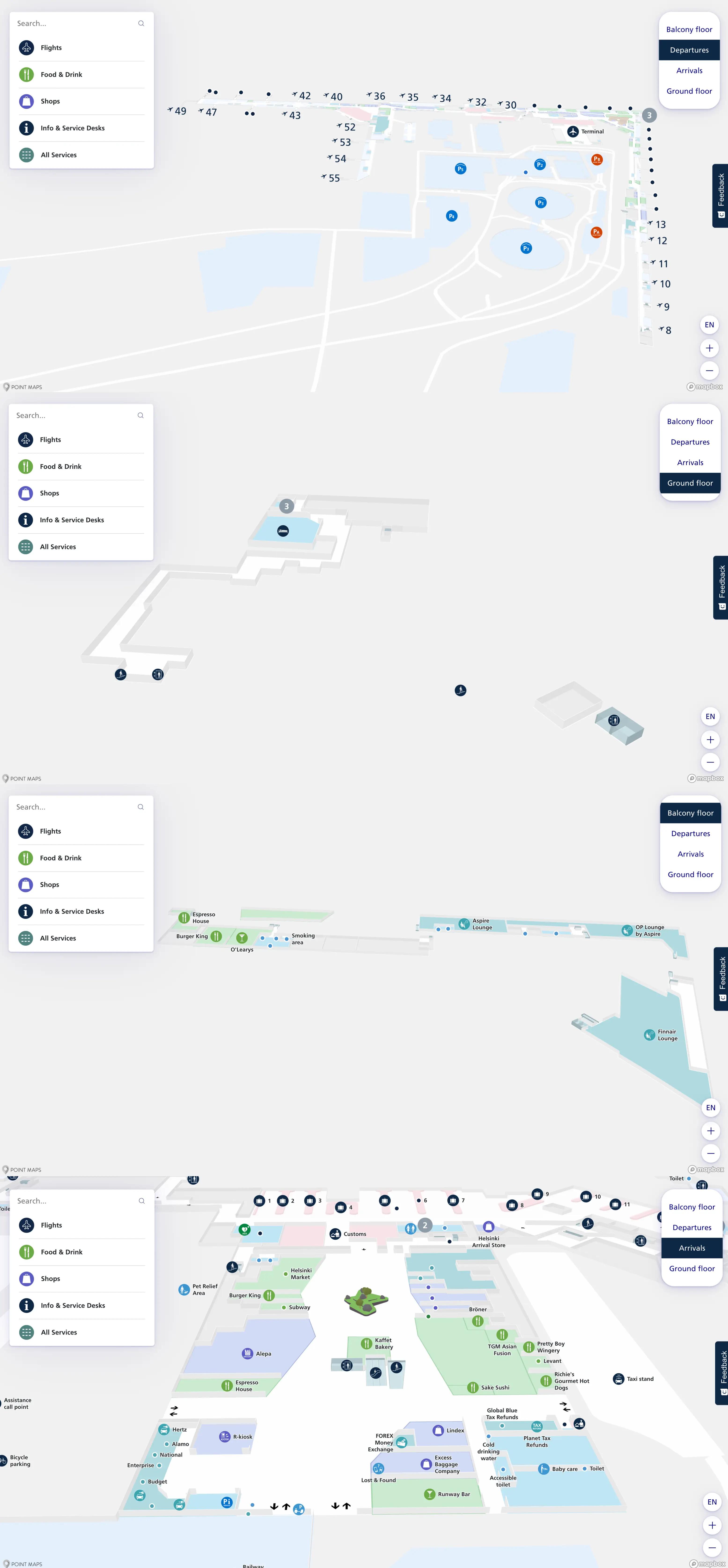 Helsinki Airport Map 2025
