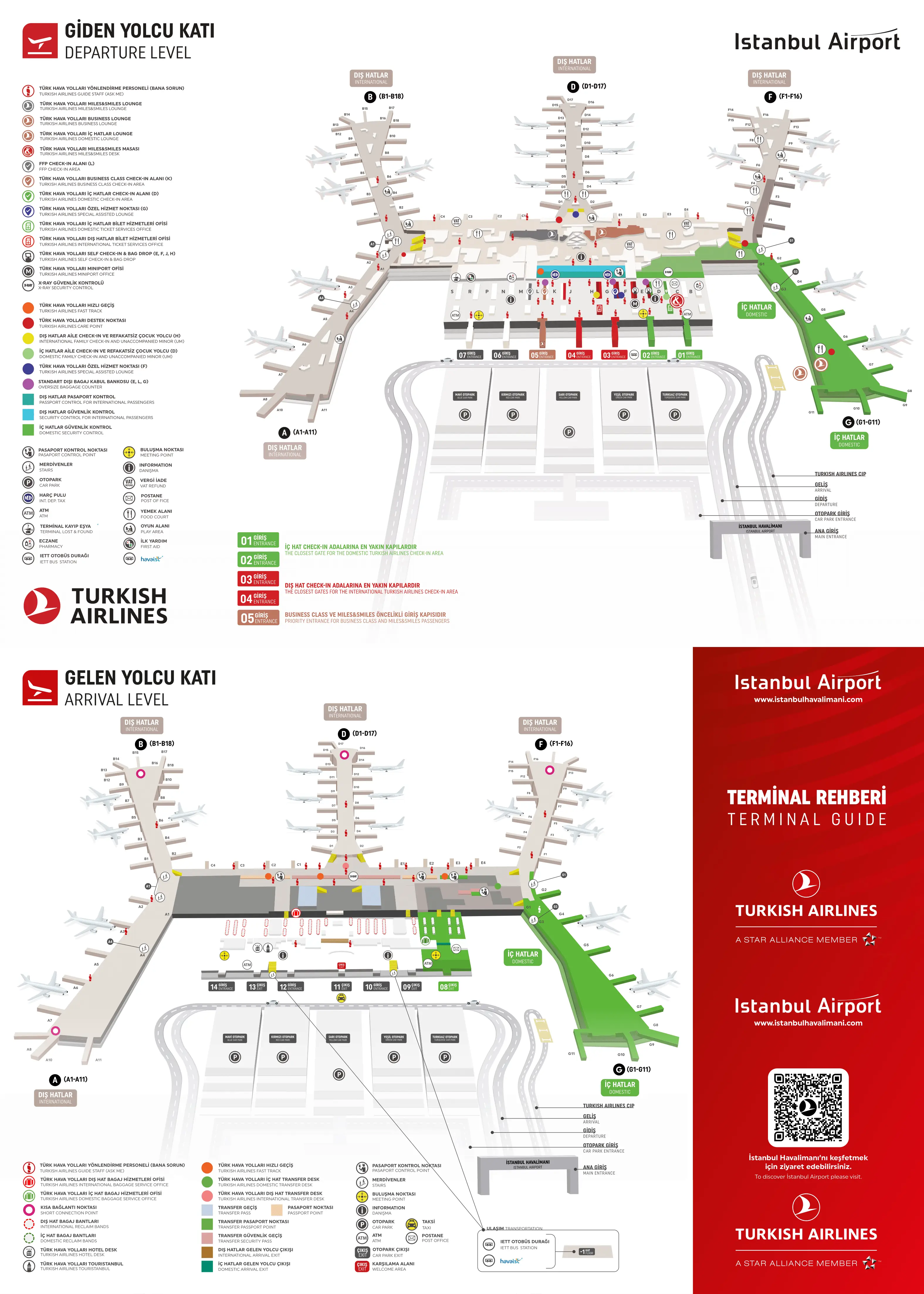 İstanbul Atatürk Airport Map 2025