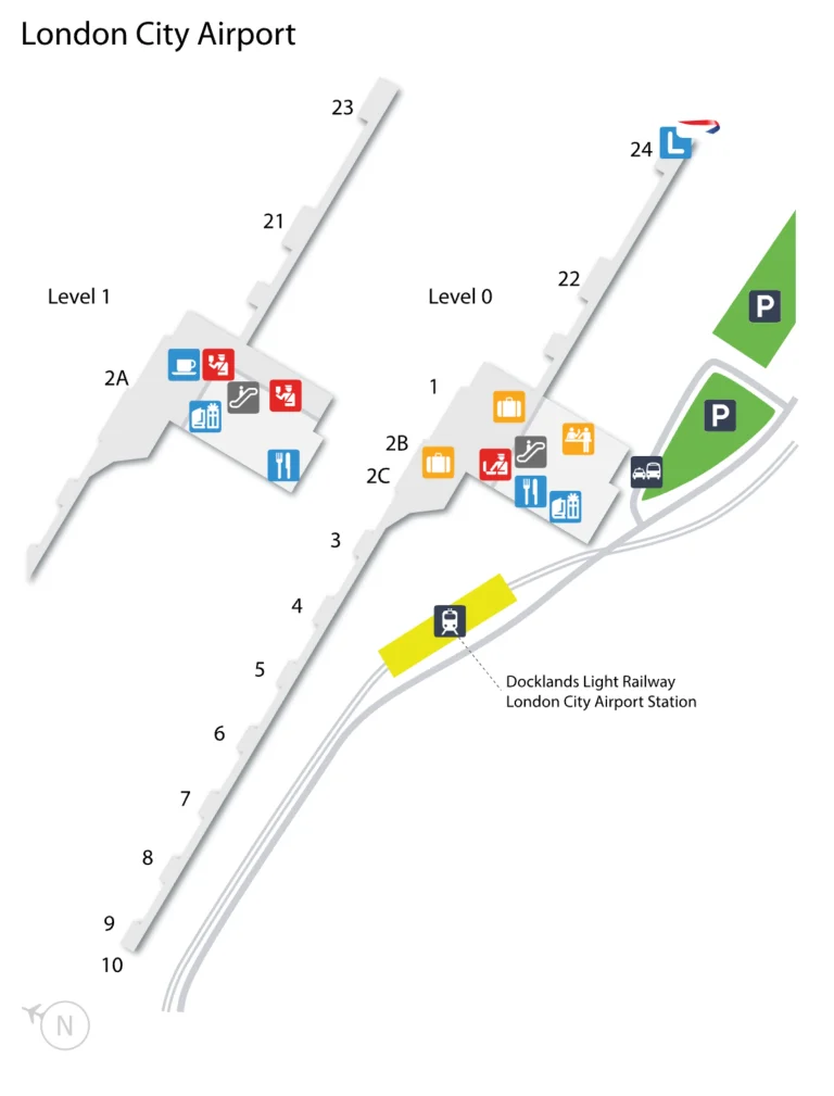 London City Airport Map 2026