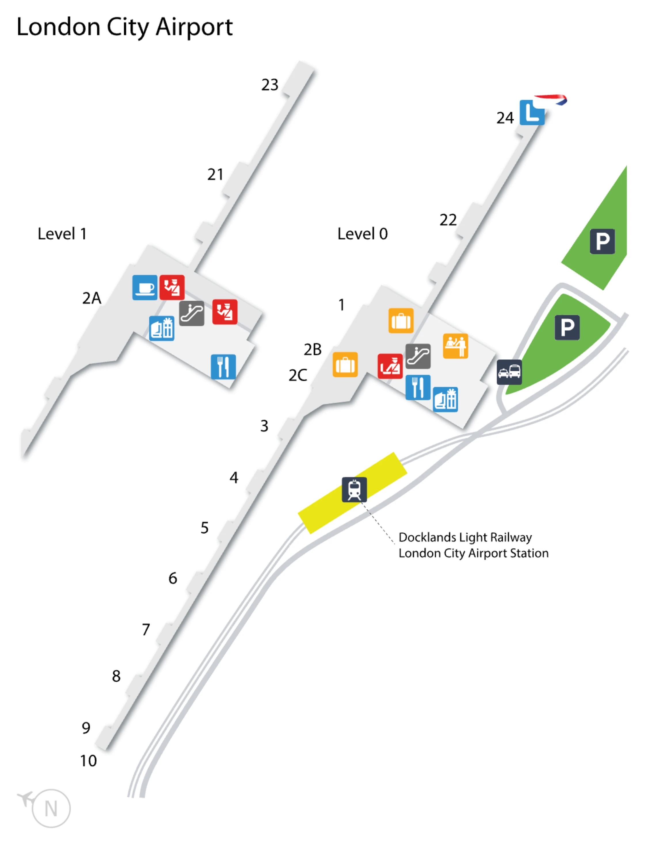 London City Airport Map 2026