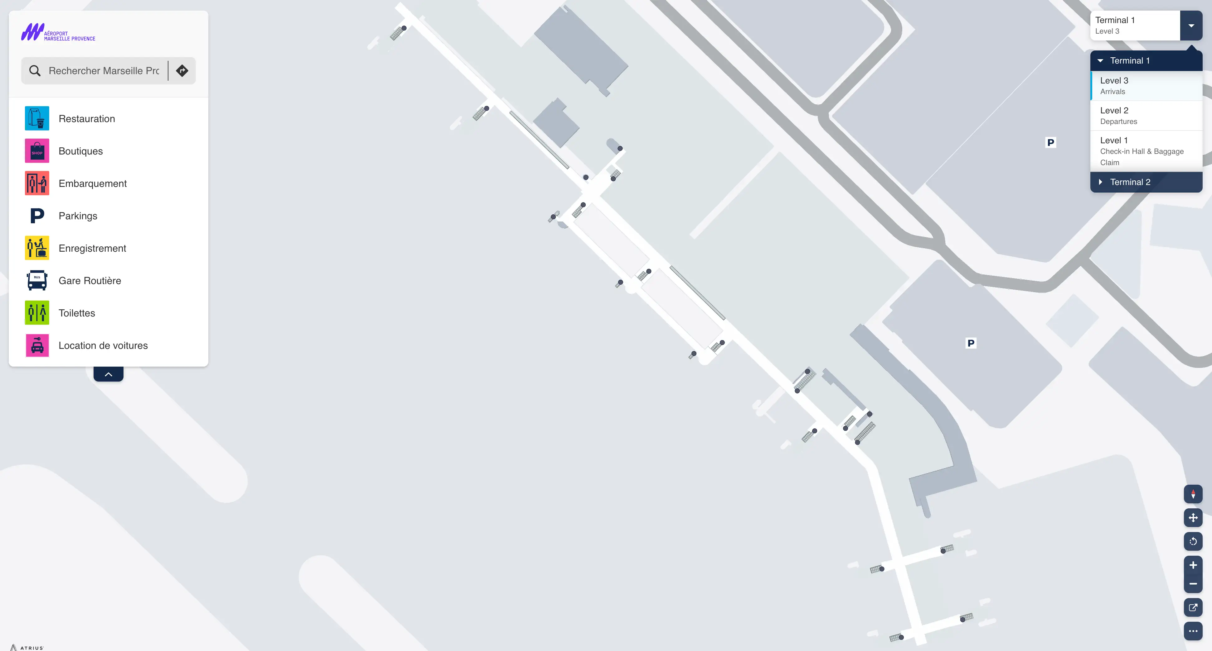 Marseille Provence Airport Terminal 1 Level 3 Map 2026