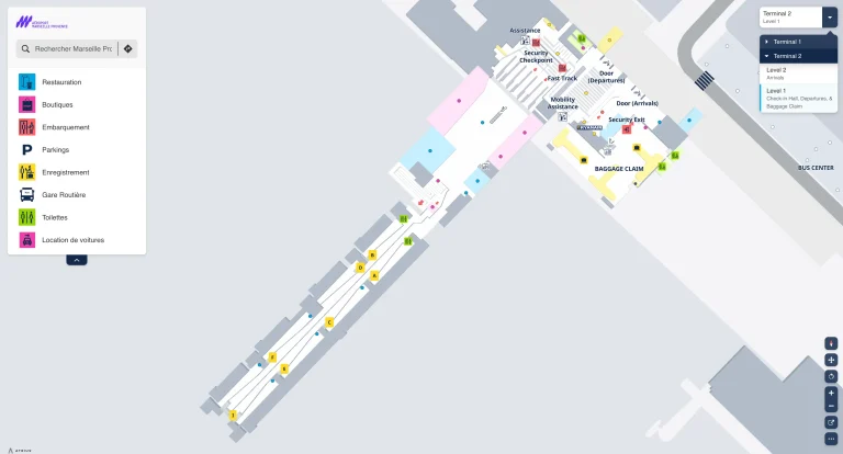 Marseille Provence Airport Terminal 2 Level 1 Map 2026