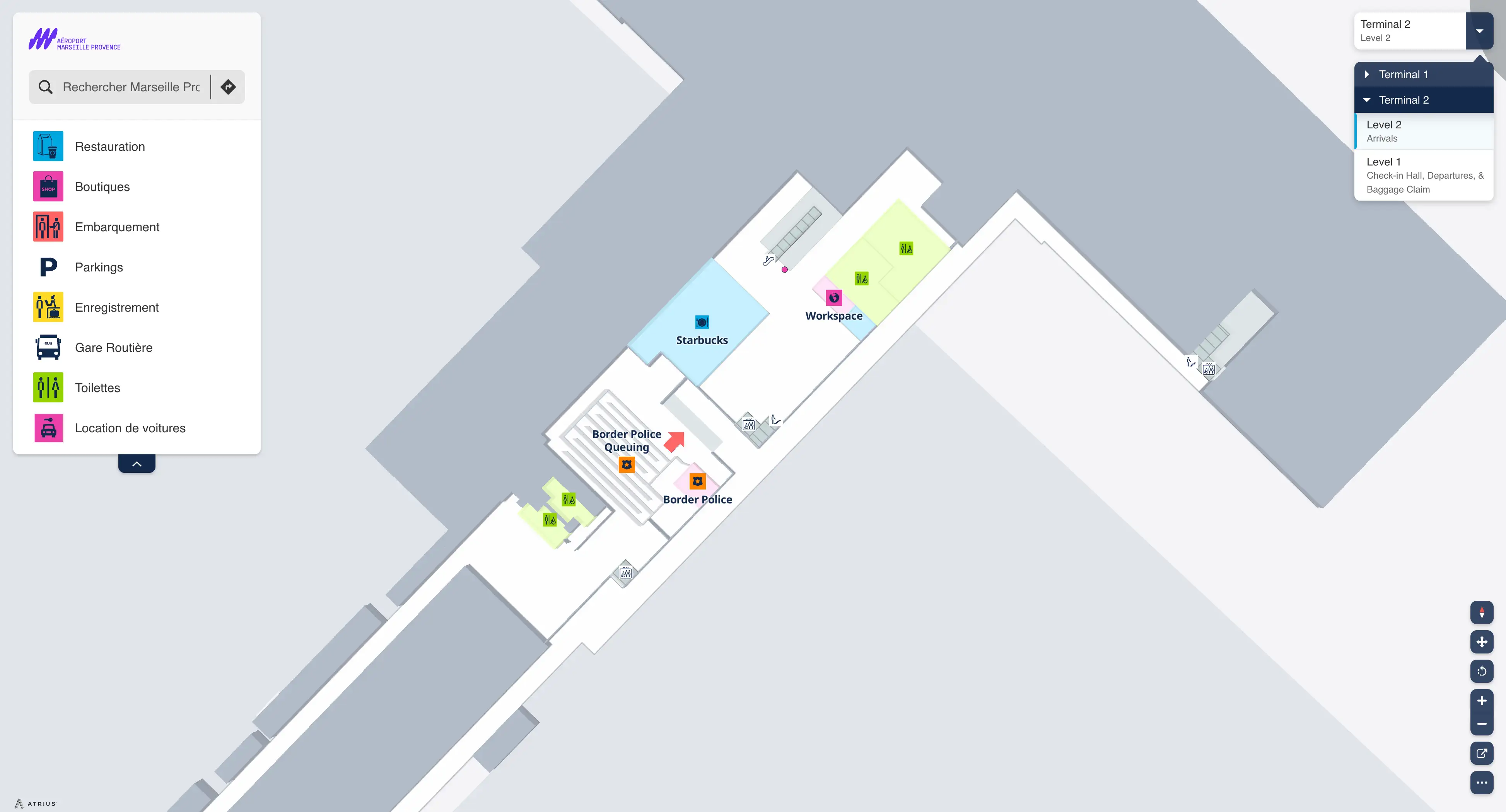 Marseille Provence Airport Terminal 2 Level 2 Map 2026