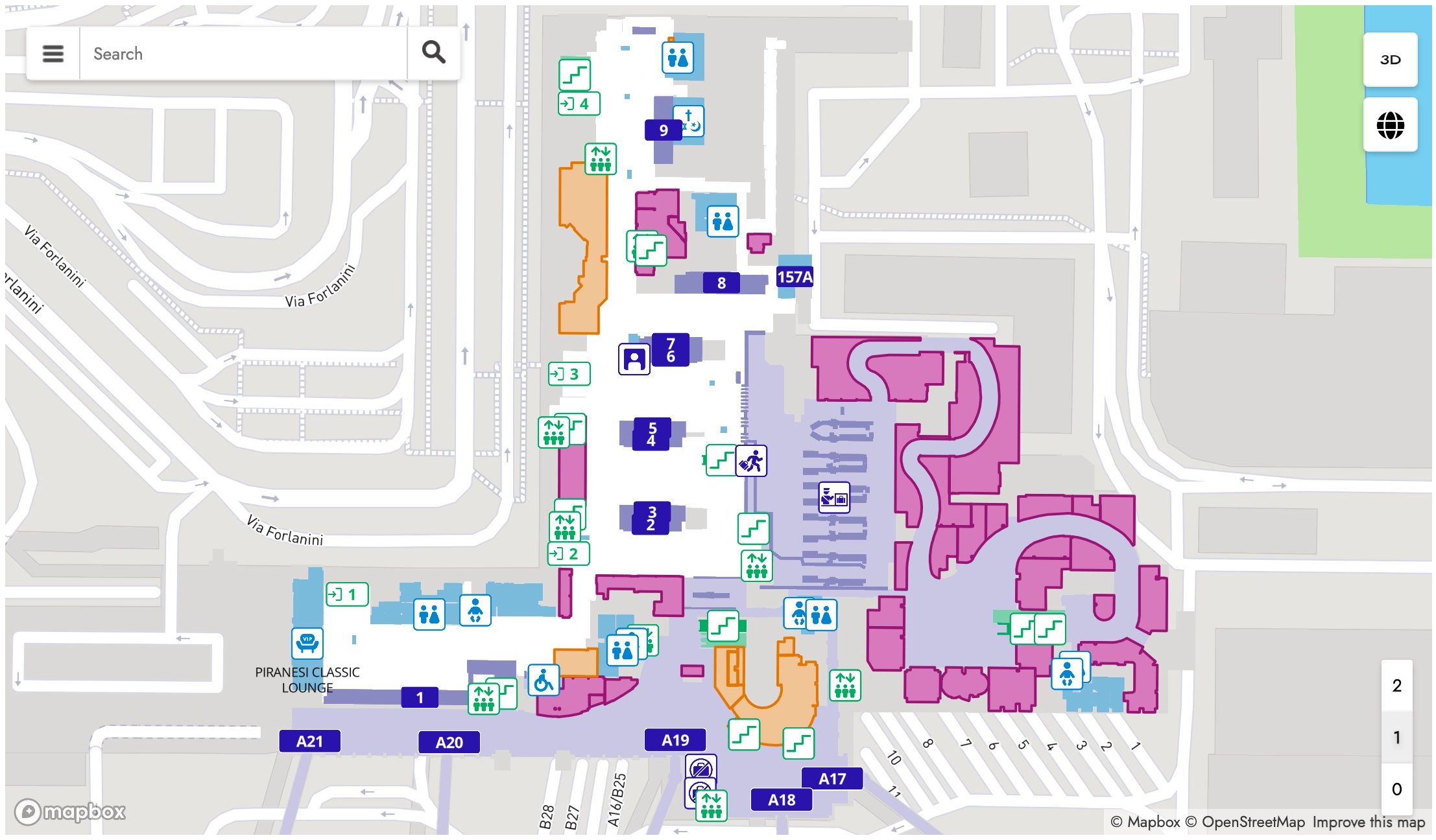 Milano Linate Airport Level 1 Map 2026
