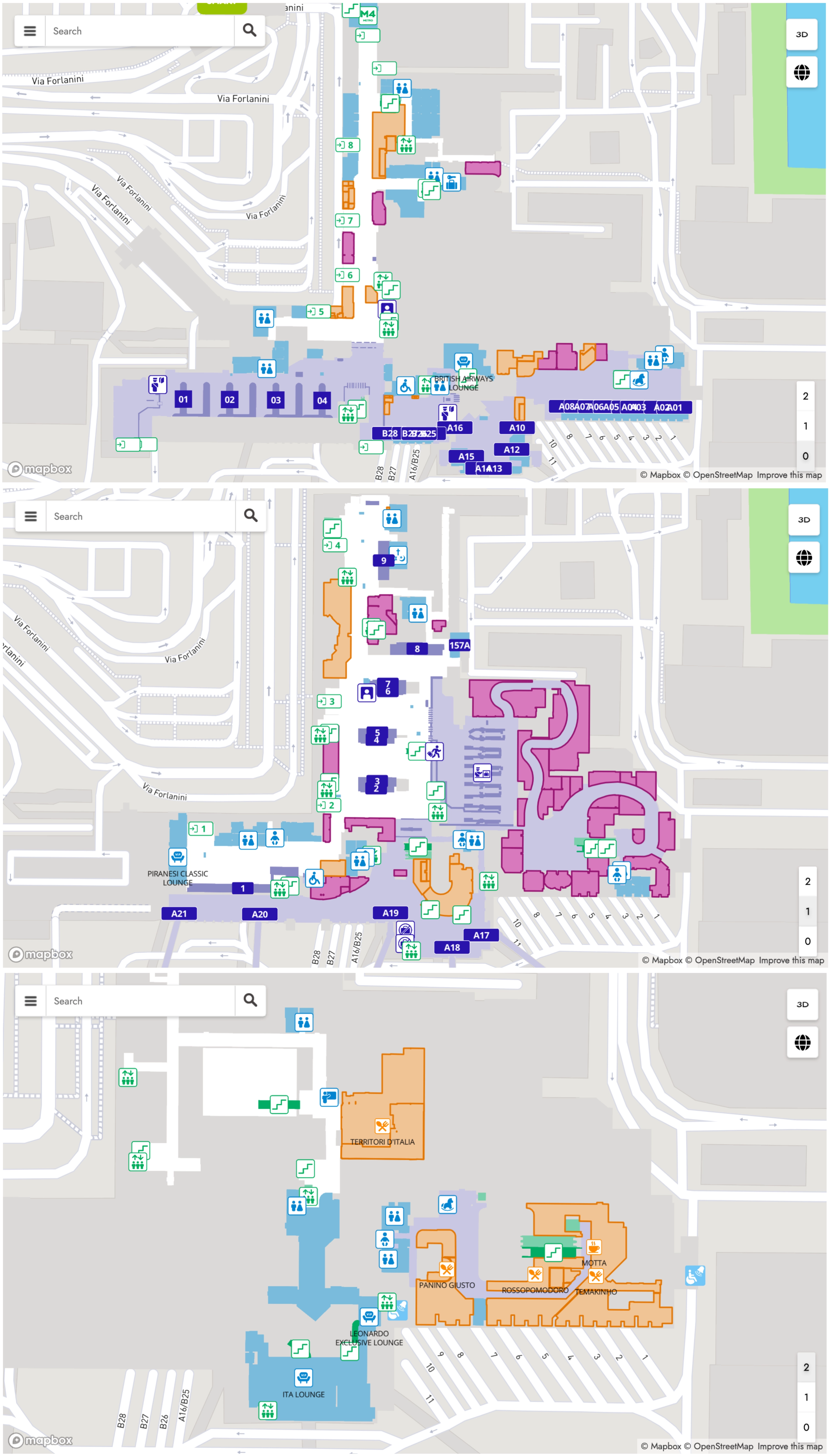 Milano Linate Airport Map 2026
