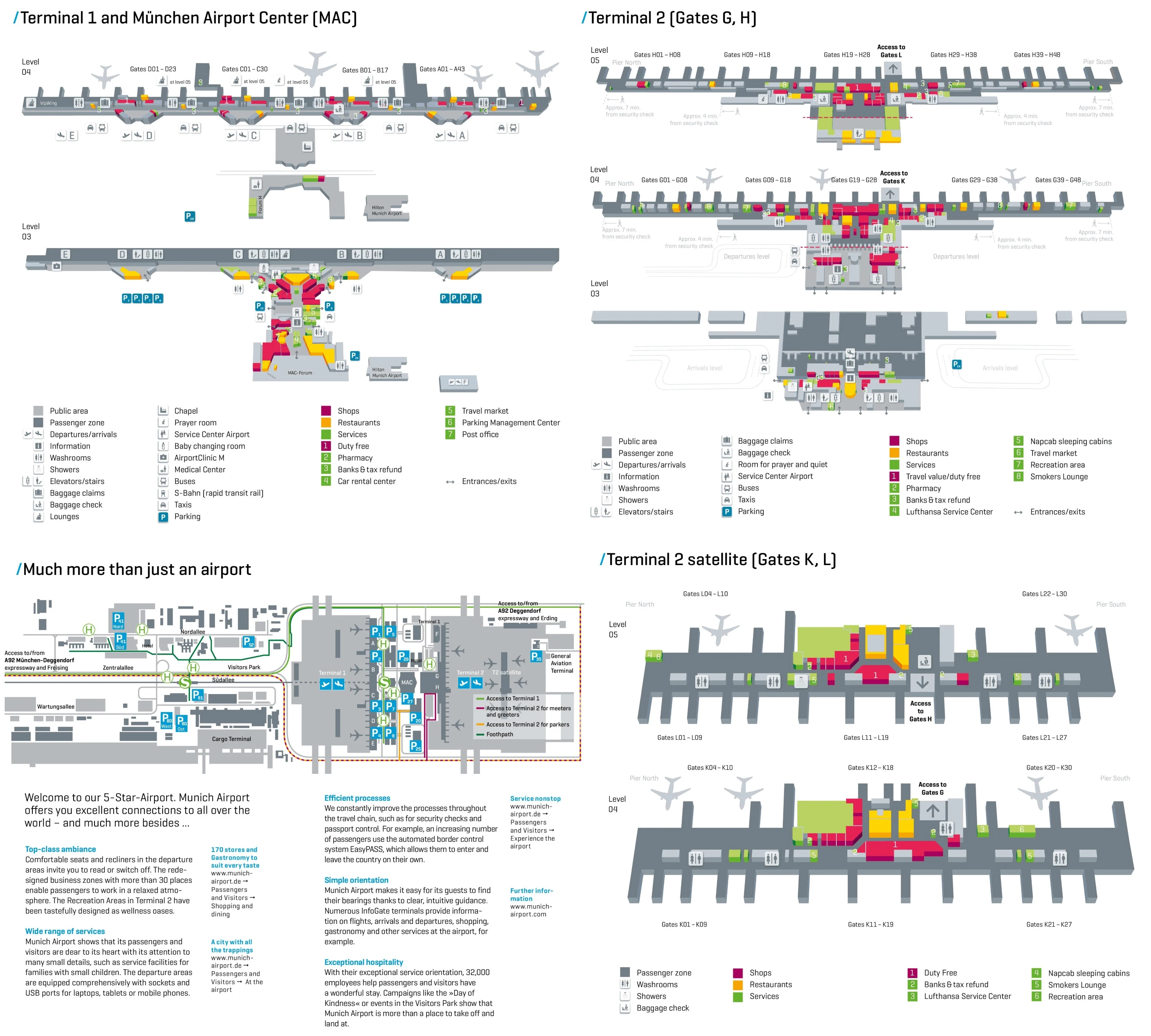 Munich Airport Map 2025