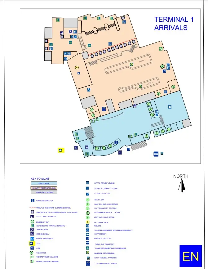 Wroc aw Airport Terminal Map All Maps