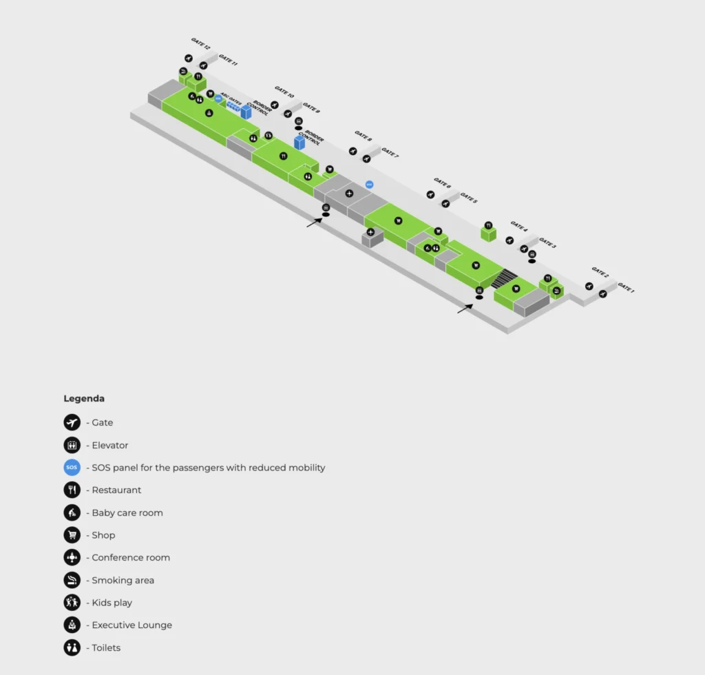 Wroc aw Airport Terminal Map All Maps