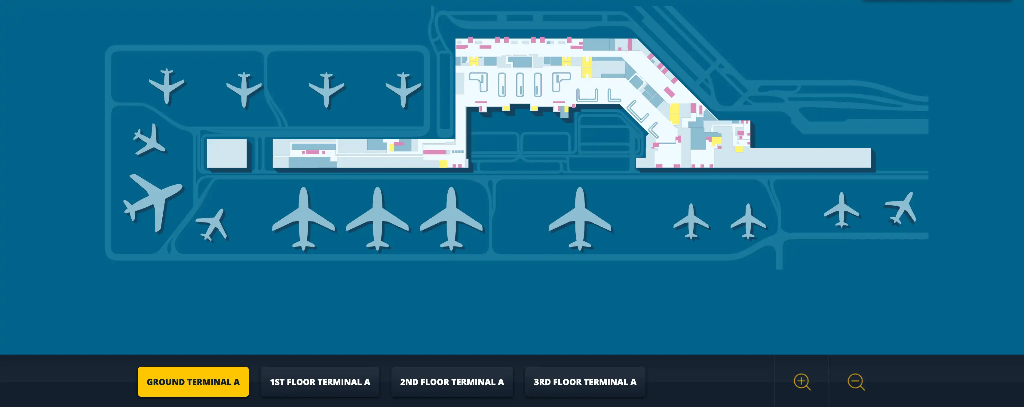 Warsaw Chopin Airport Ground Terminal A Map 2025