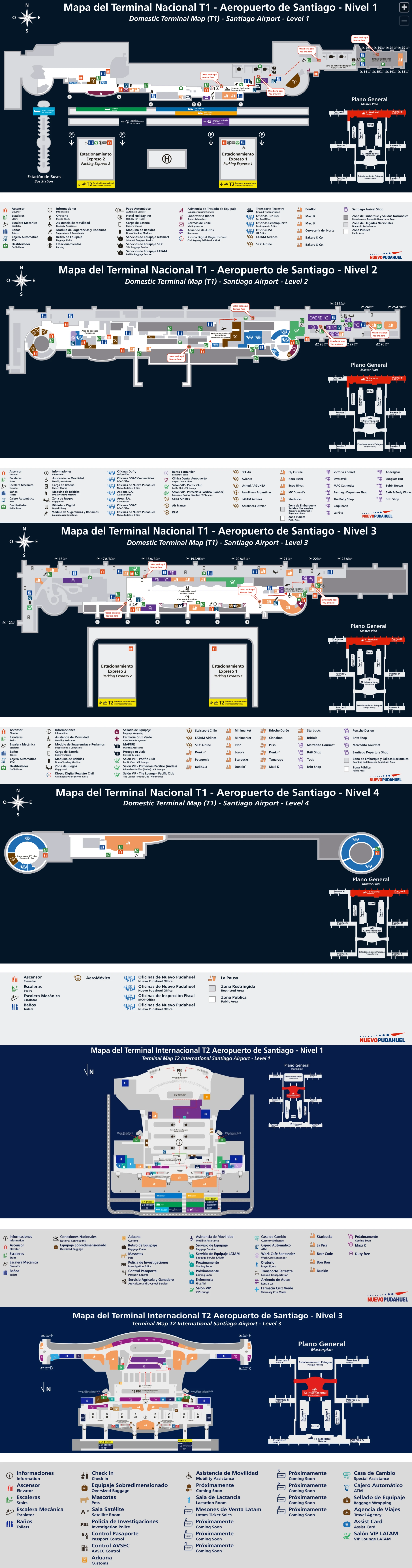 Arturo Merino Benítez International Airport Map 2026