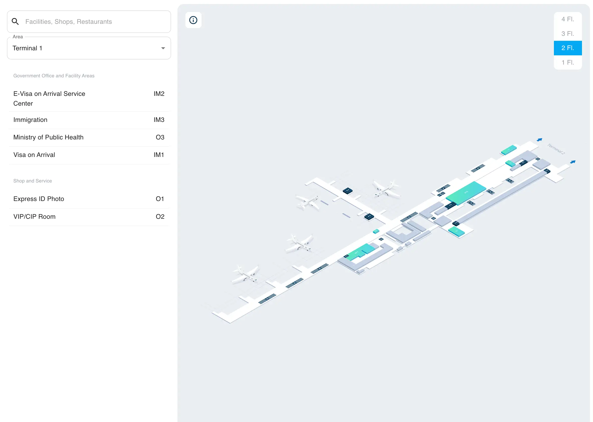 Don Mueang International Airport Terminal 1 Level 2 Map 2026