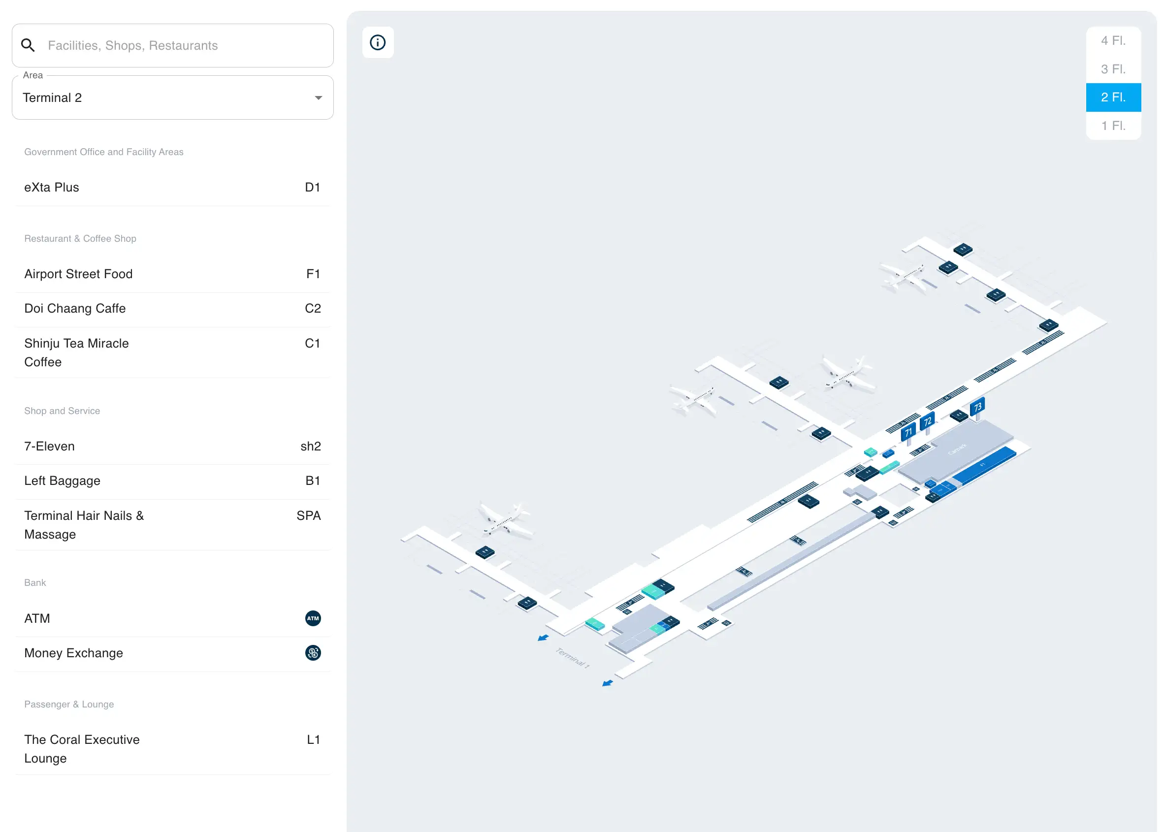 Don Mueang International Airport Terminal 2 Level 2 Map 2026
