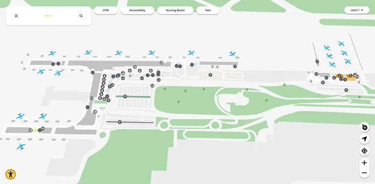 El Dorado International Airport Level 1 Map 2026