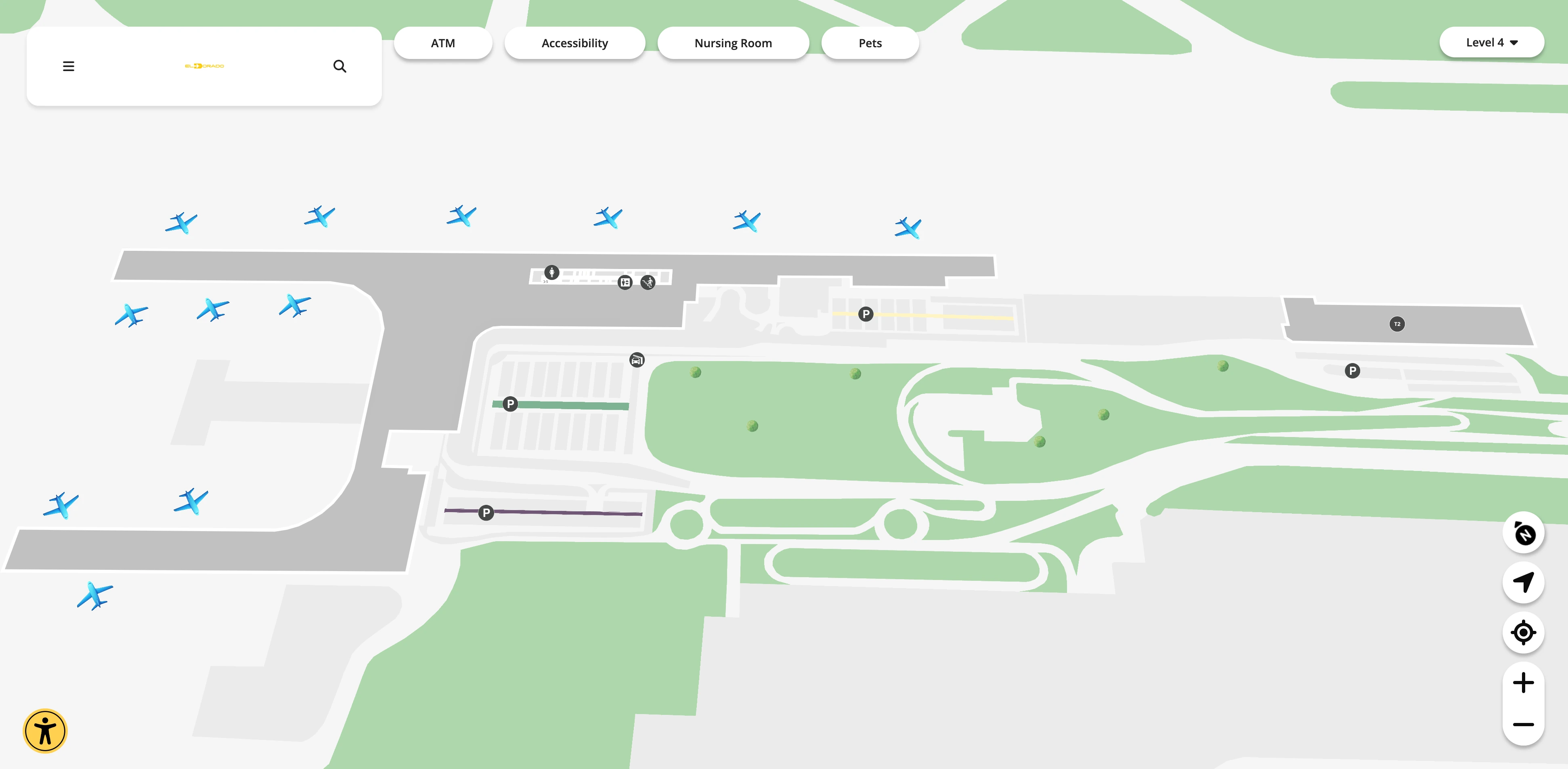 El Dorado International Airport Level 4 Map 2026