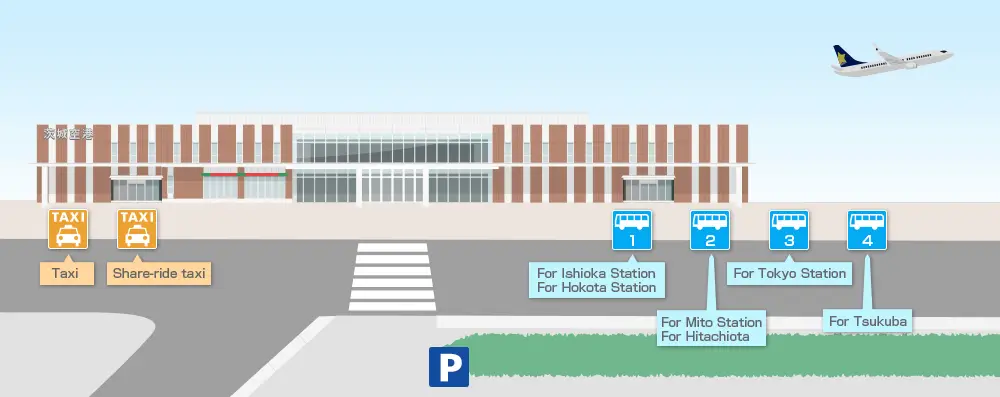 IBR Airport Terminal Bus Stop Map 2024