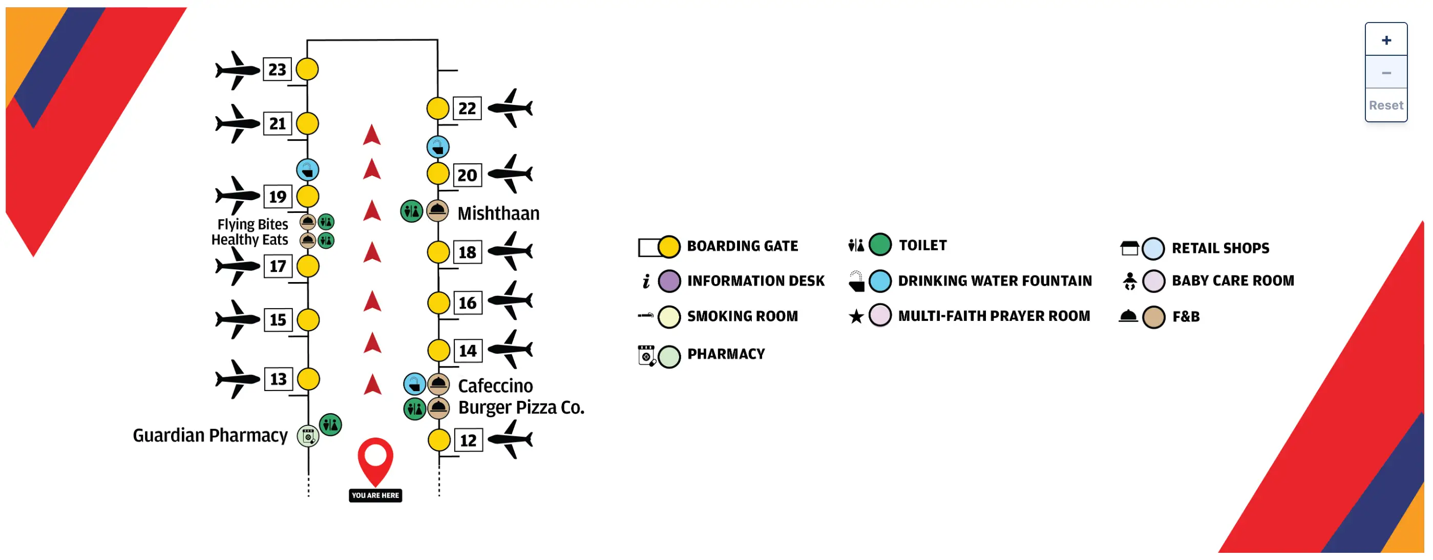 Indira Gandhi International Airport Terminal 1 Pier 2 Map 2025