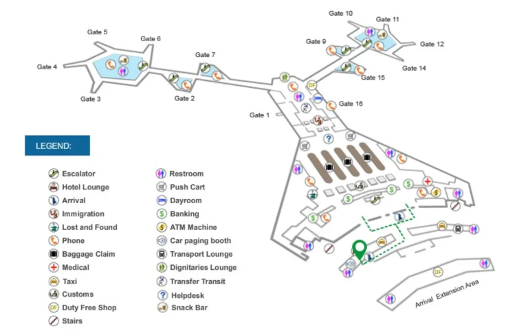 Ninoy Aquino International Airport Terminal 1 Map 2026
