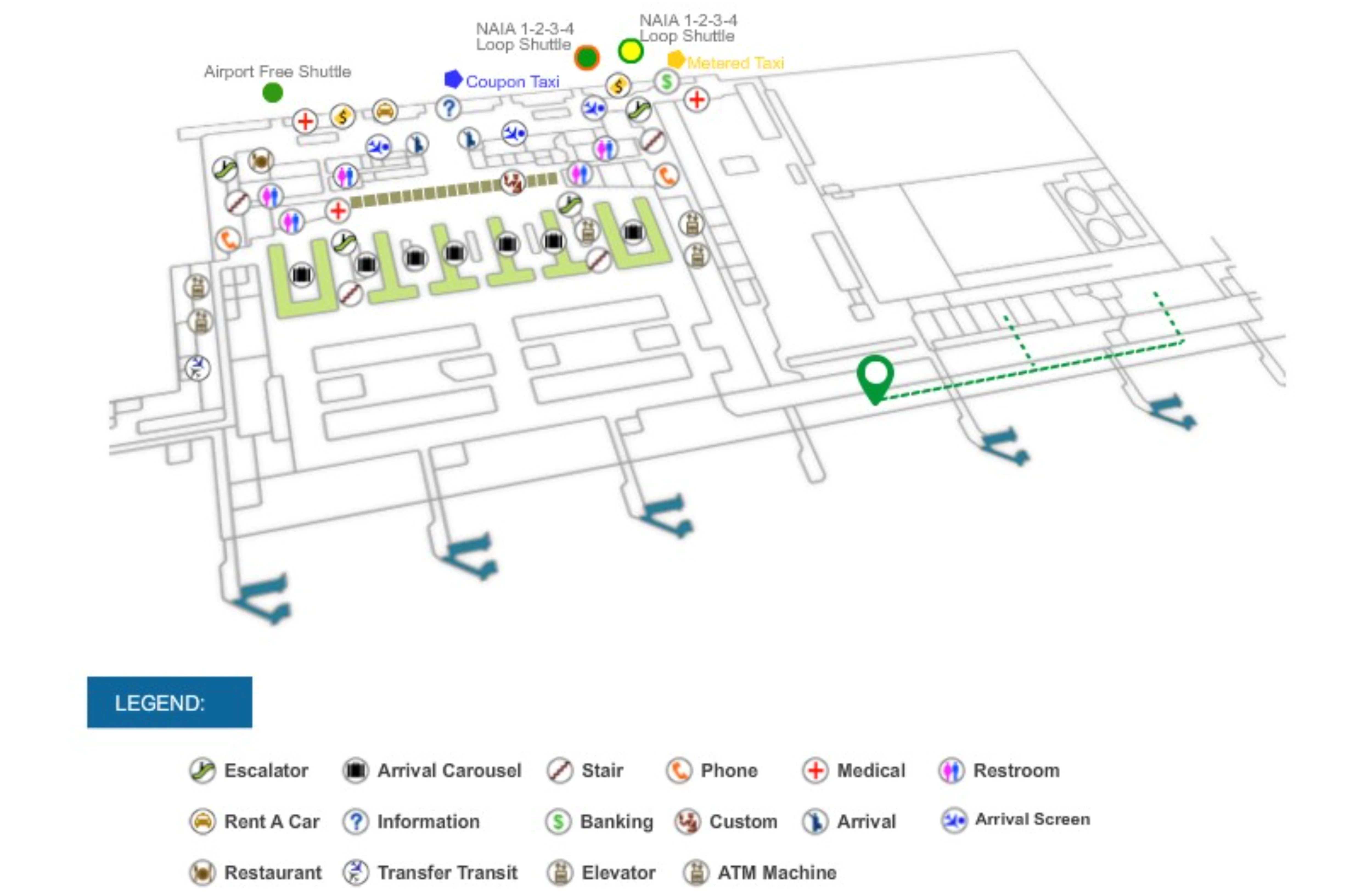 Ninoy Aquino International Airport Terminal 3 Map 2026