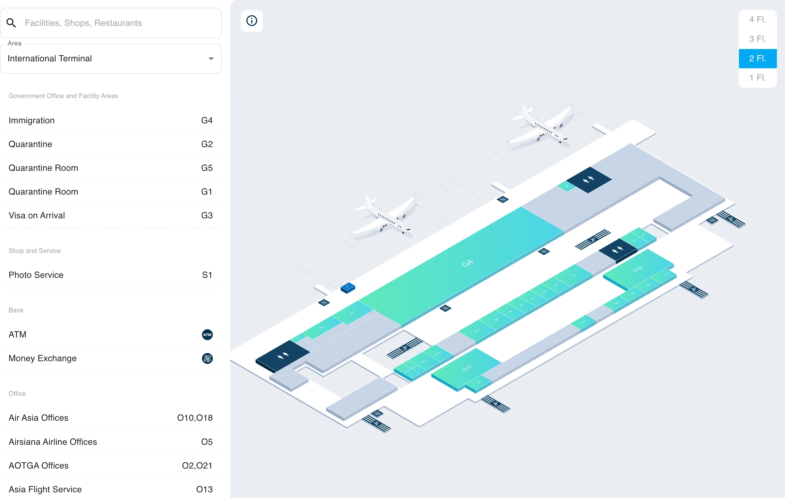 Phuket International Airport International Terminal Level 2 Map 2026