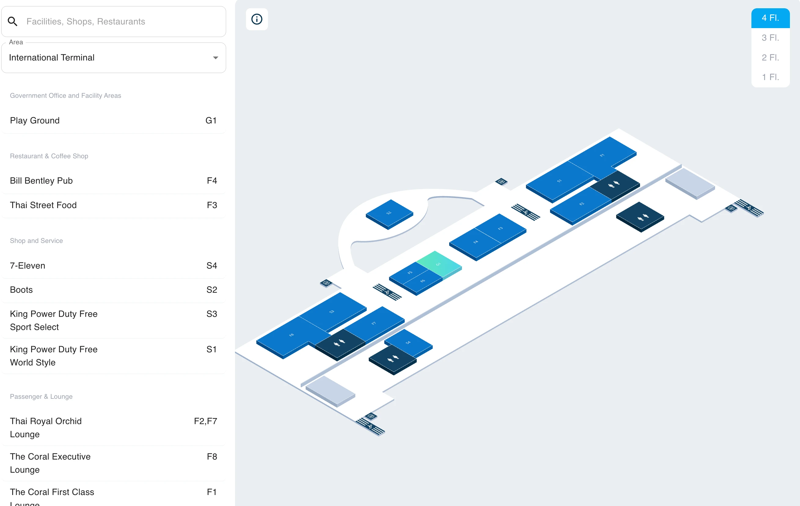 Phuket International Airport International Terminal Level 4 Map 2026